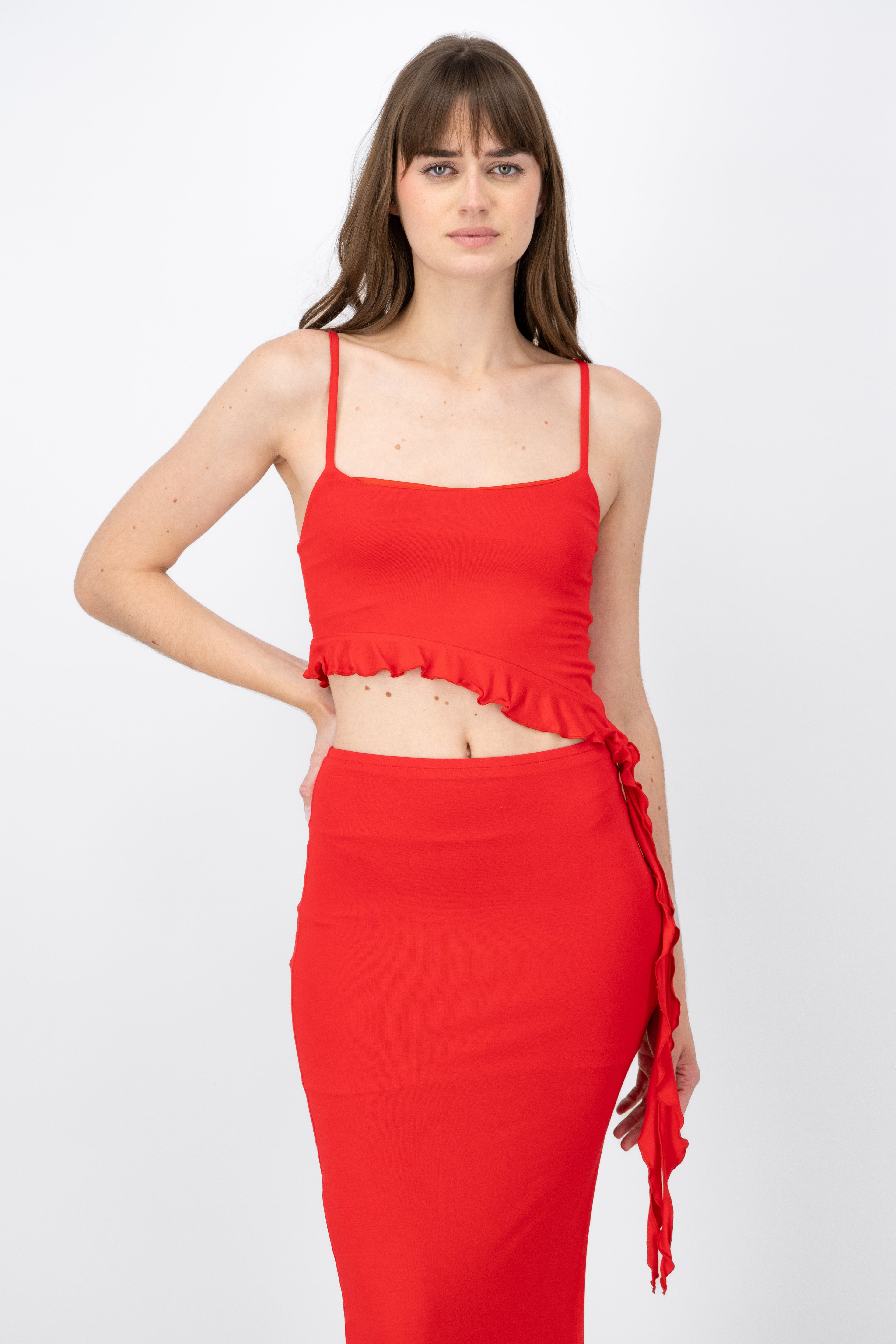 Top Straps Detail Olanes RED