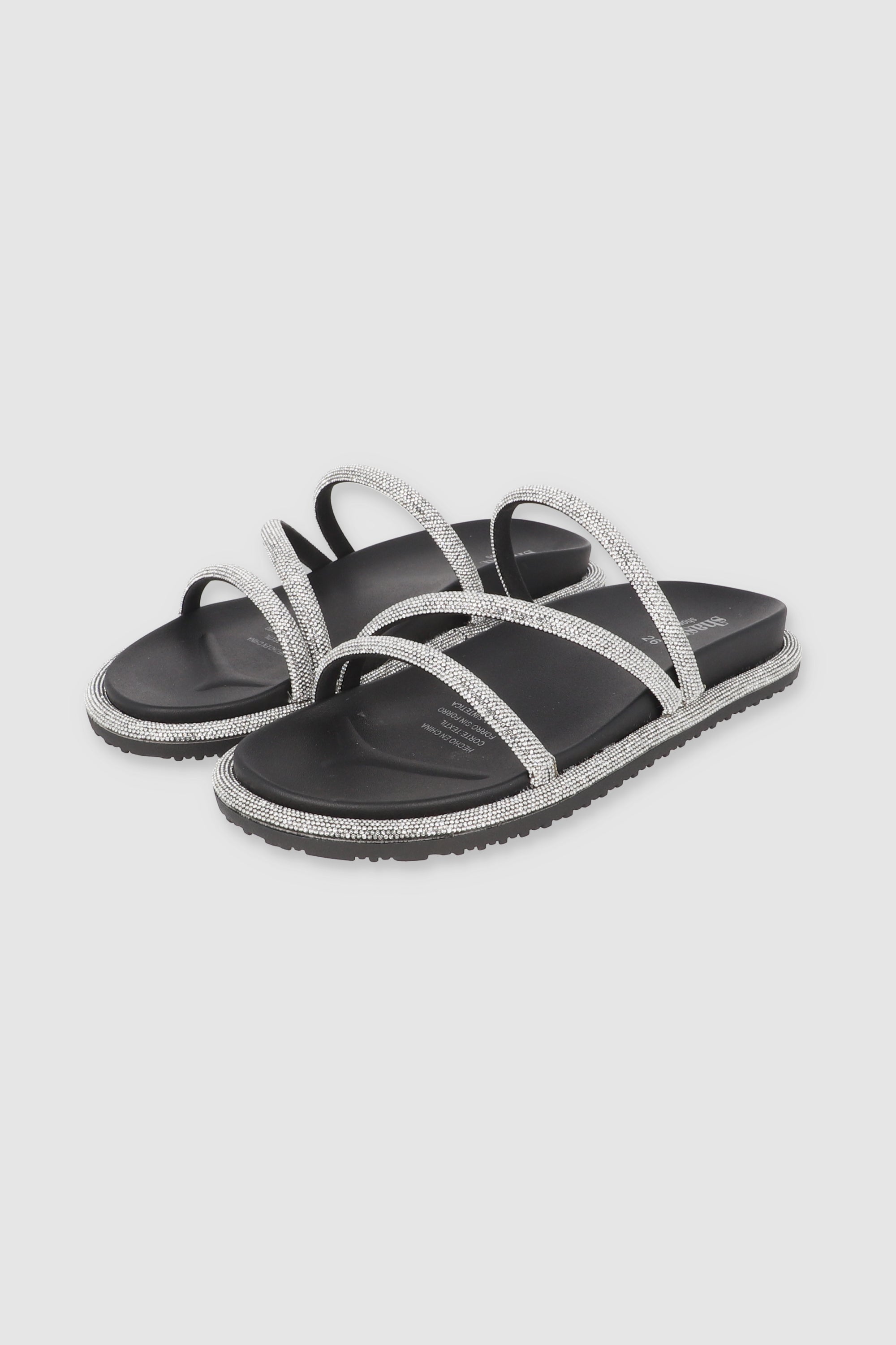Triple Sandal Strip Bill Edge BLACK