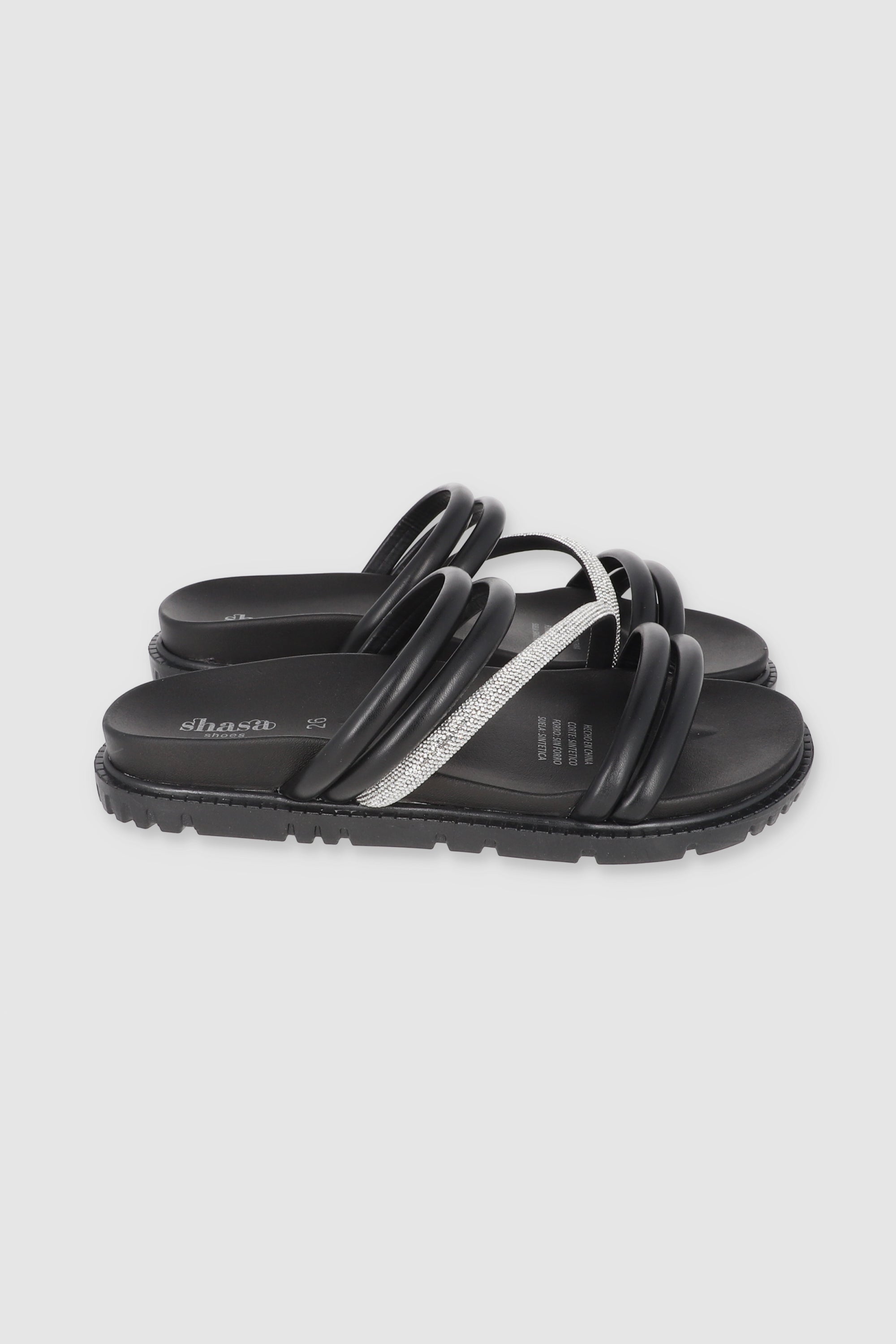Sandal Mix shine strips BLACK
