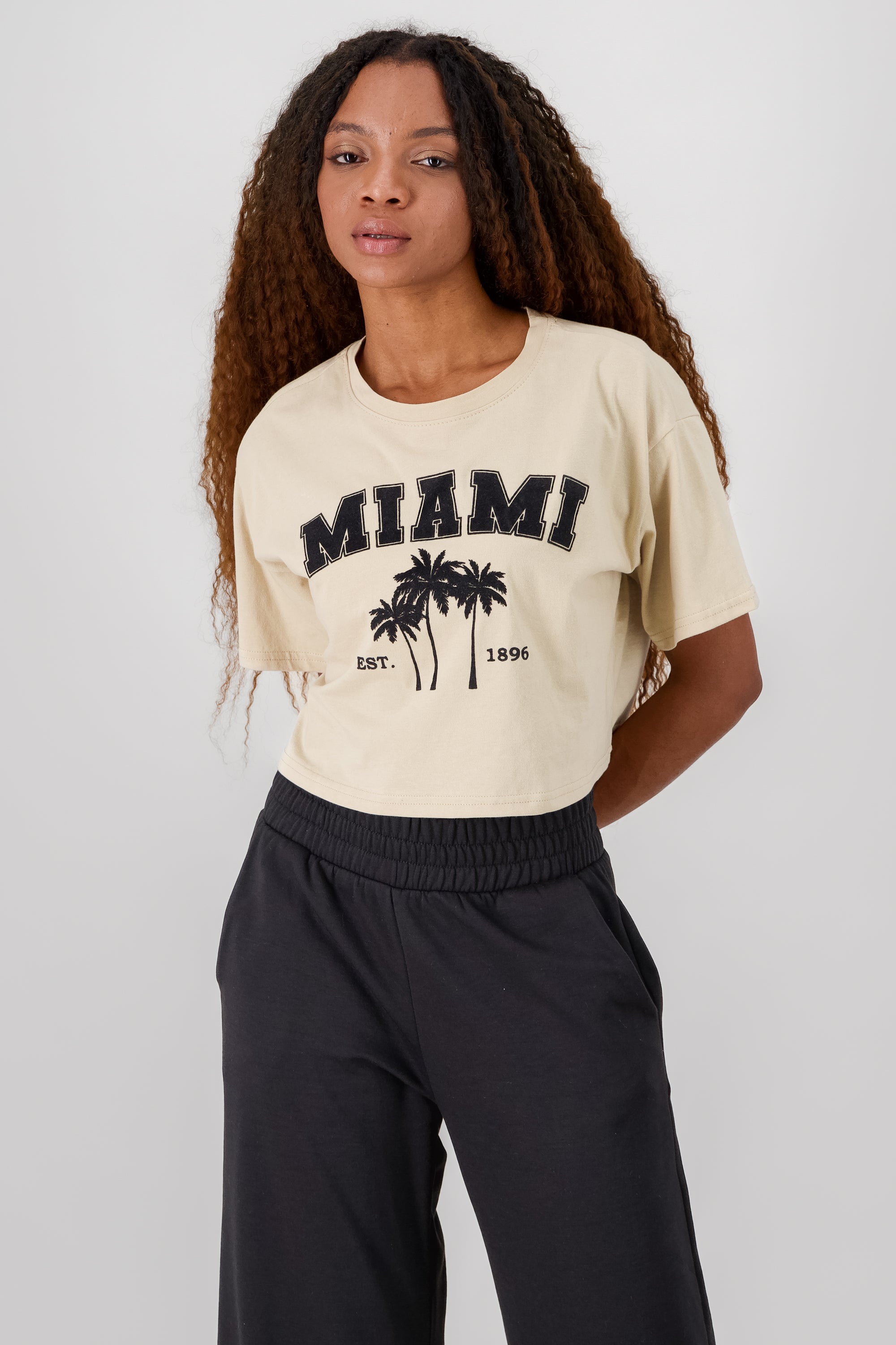 Playera Crop Miami ARENA