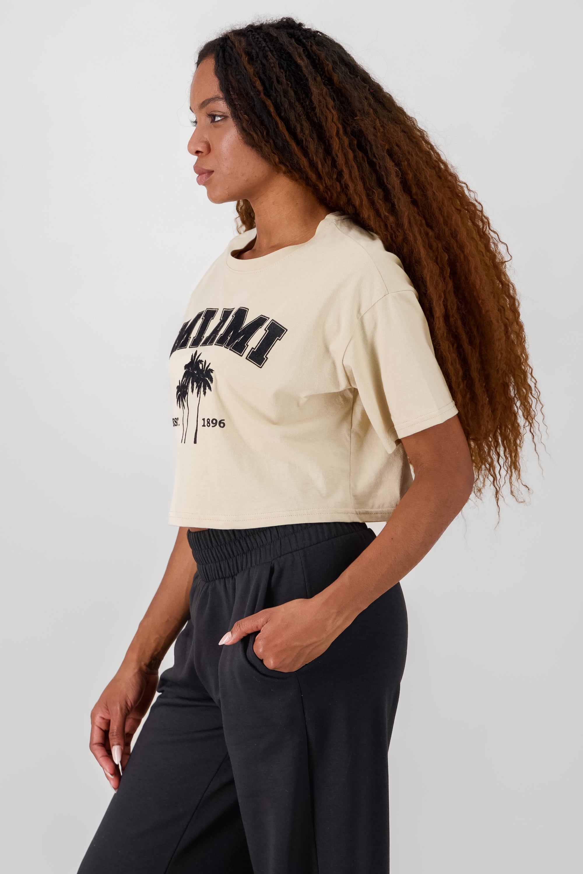 Playera Crop Miami ARENA