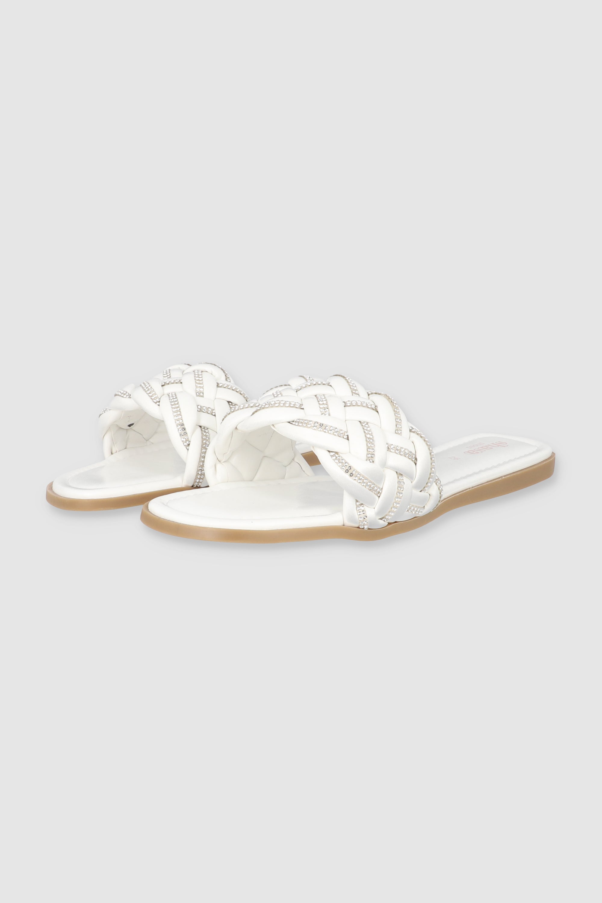 Sandal Pala braid WHITE