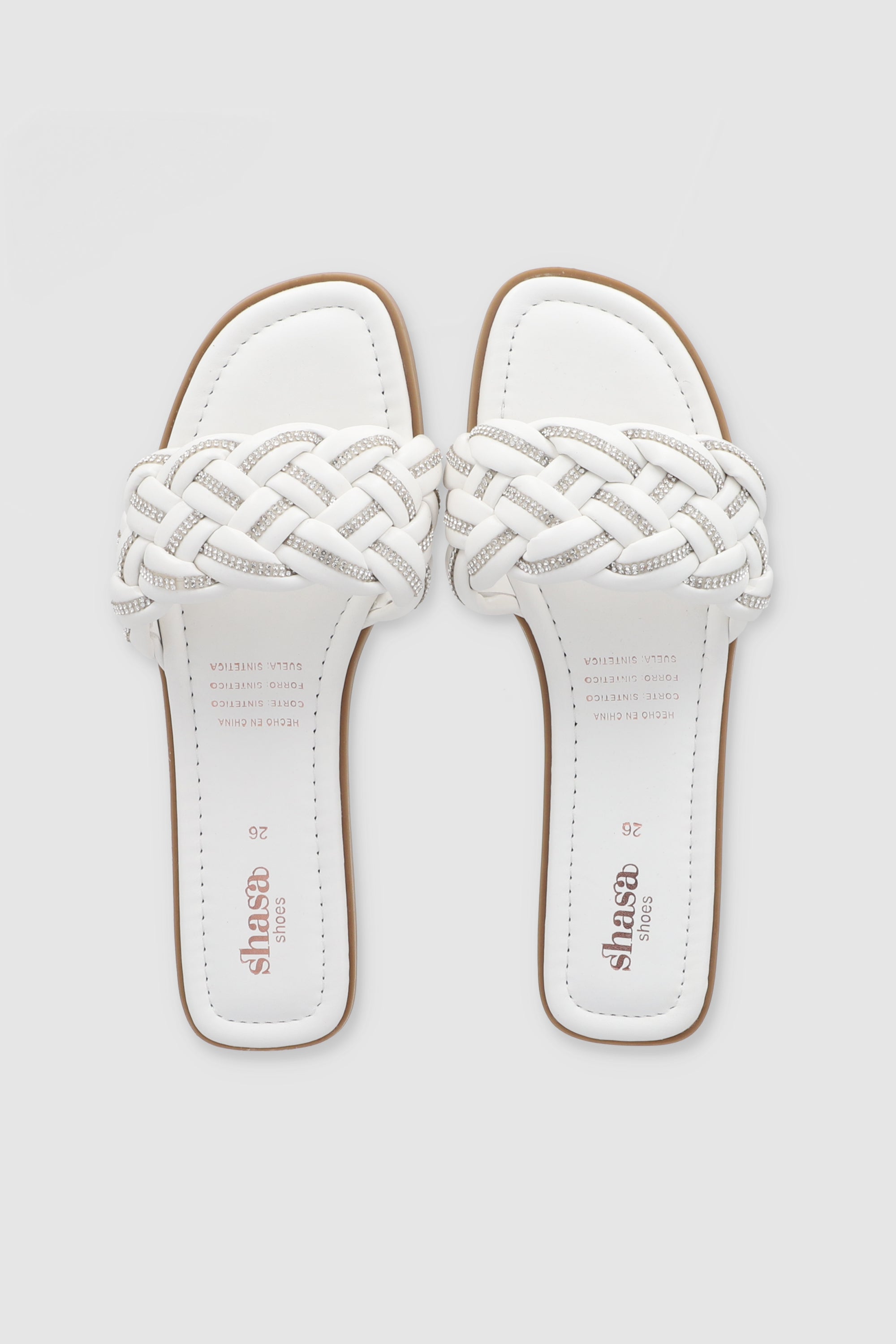 Sandal Pala braid WHITE