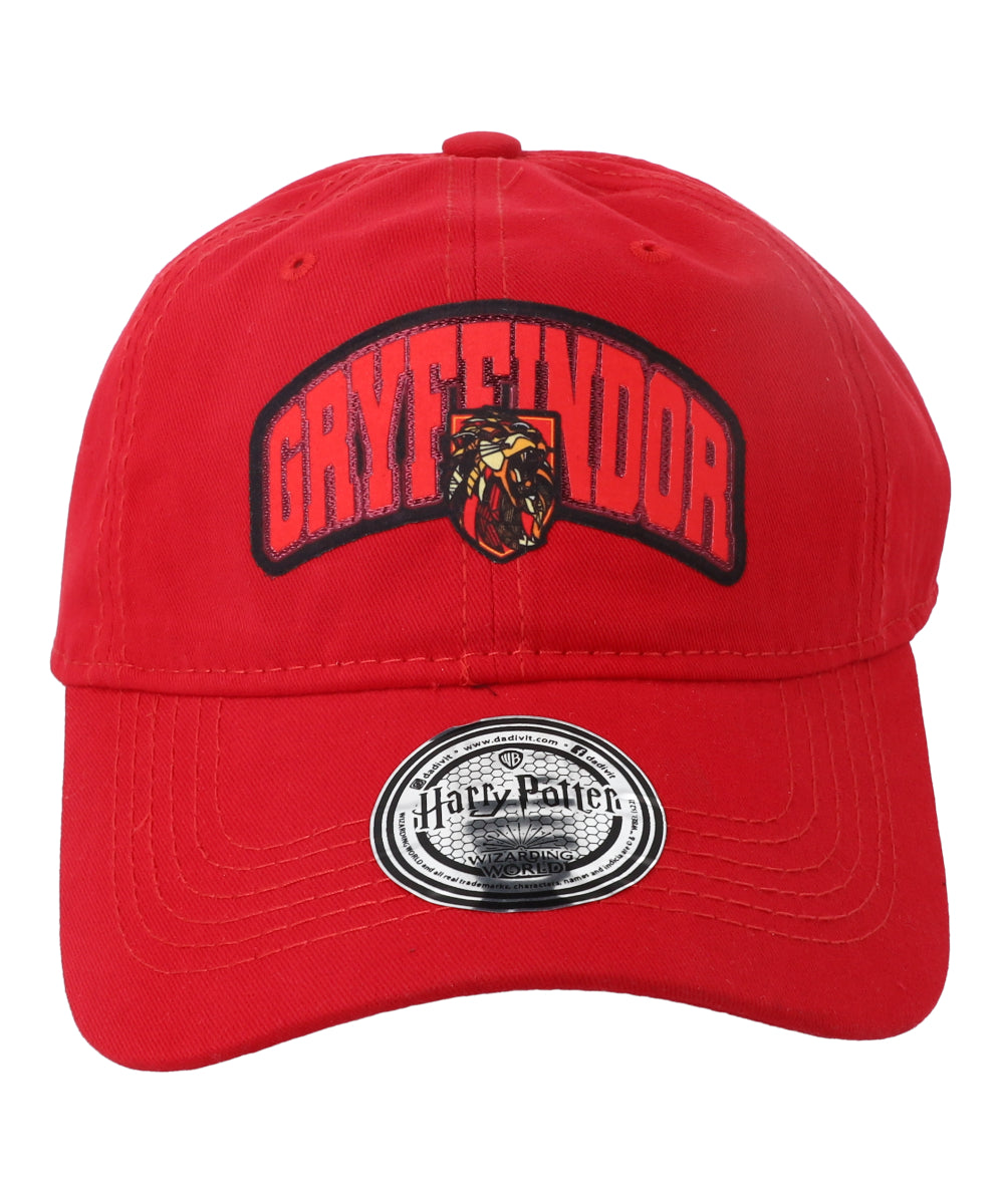 Gorra Licencia Harry Potter Parche Gryffindor ROJO COMBO