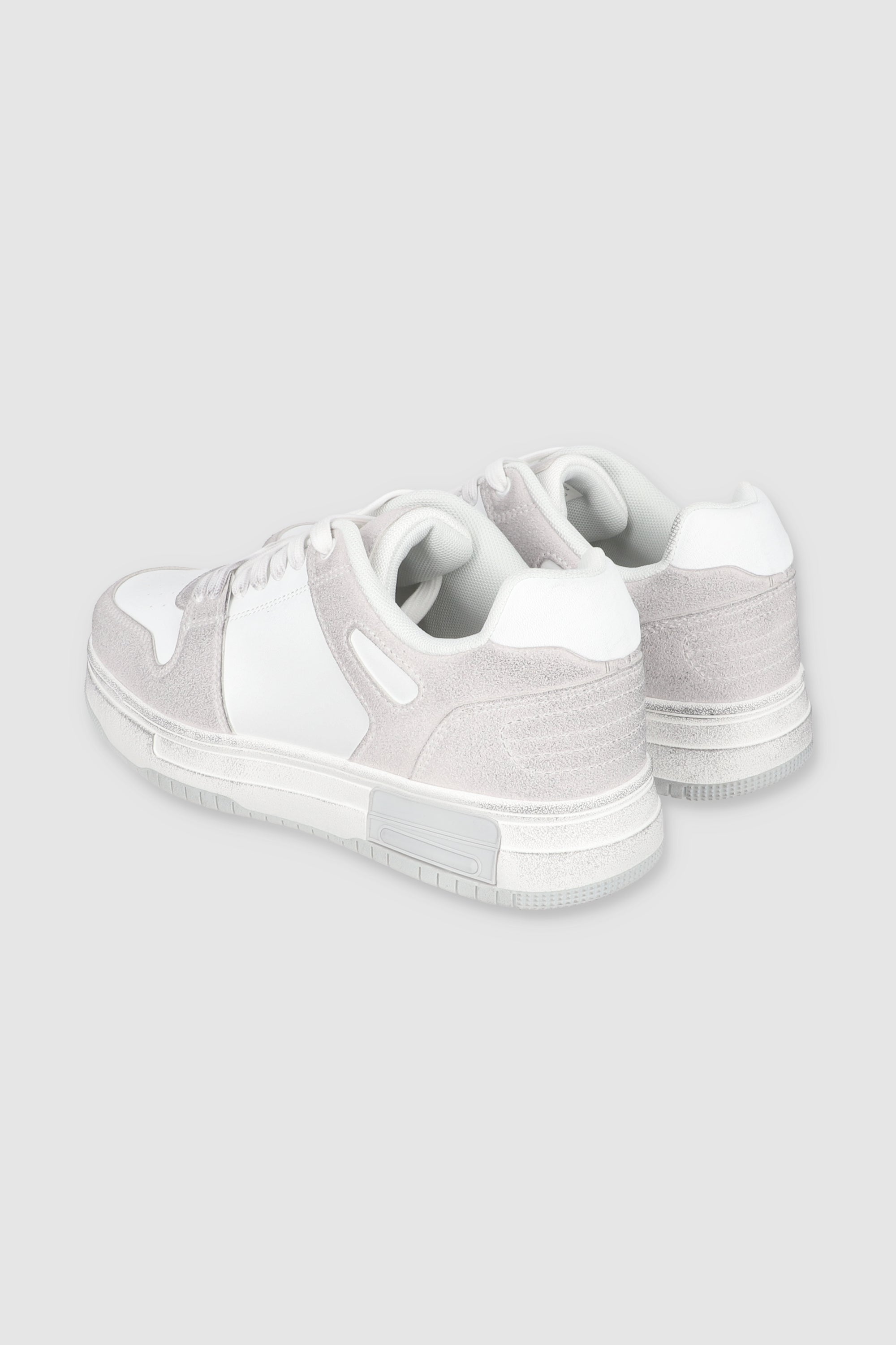 Bicolor Retro Tennis Unglected Label GREY