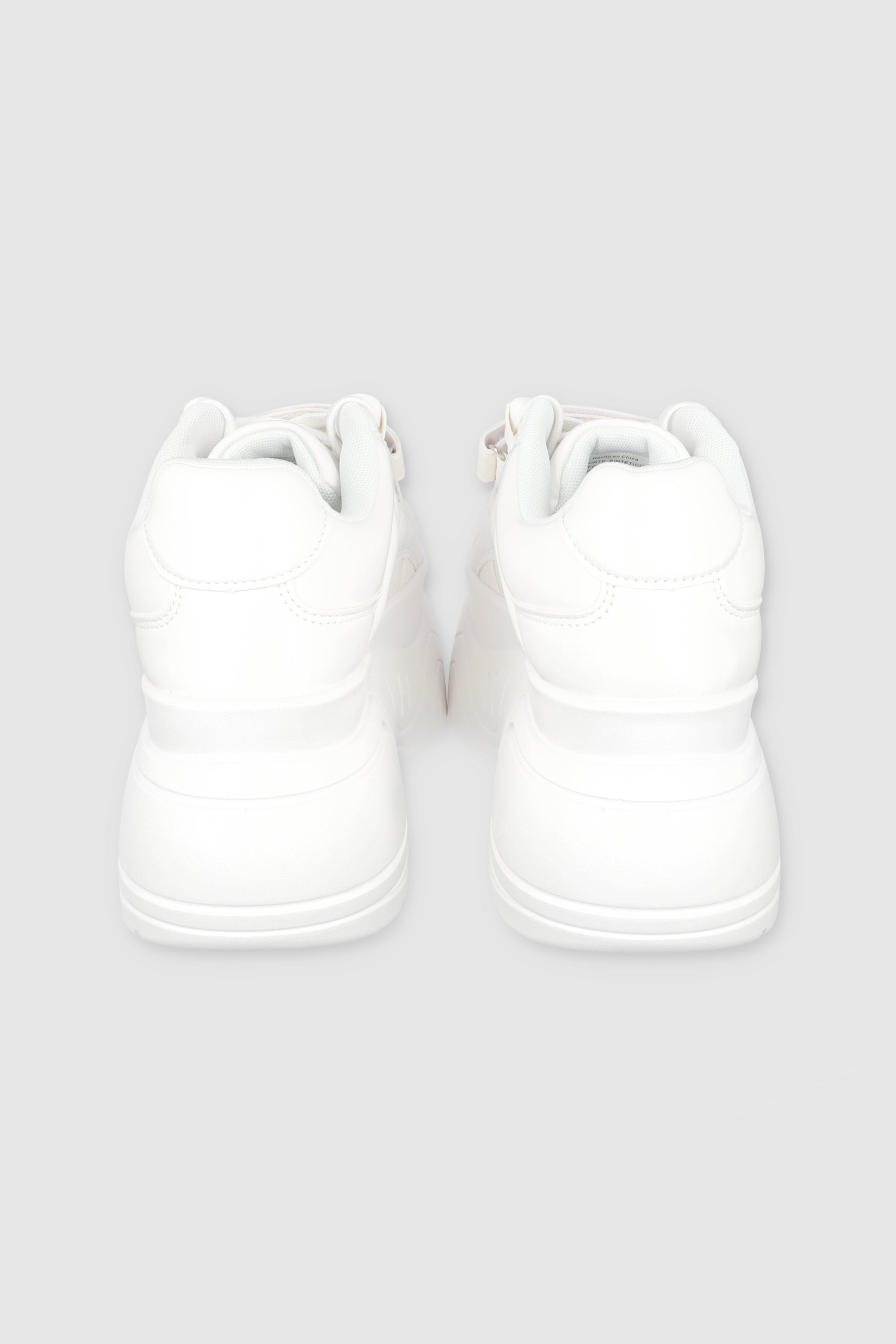 MEGA CHUNKY TENIS DETAIL VELCRO WHITE