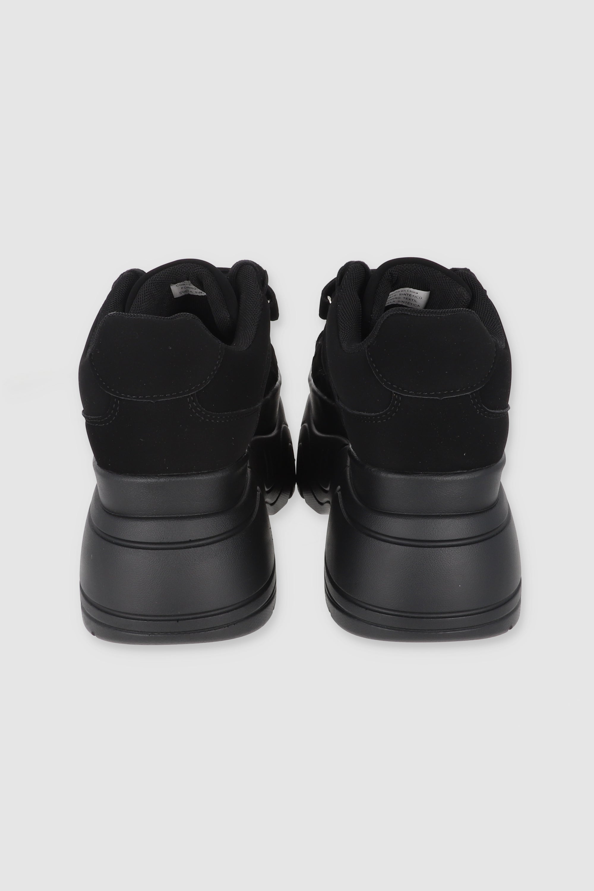 MEGA CHUNKY TENIS DETAIL VELCRO BLACK