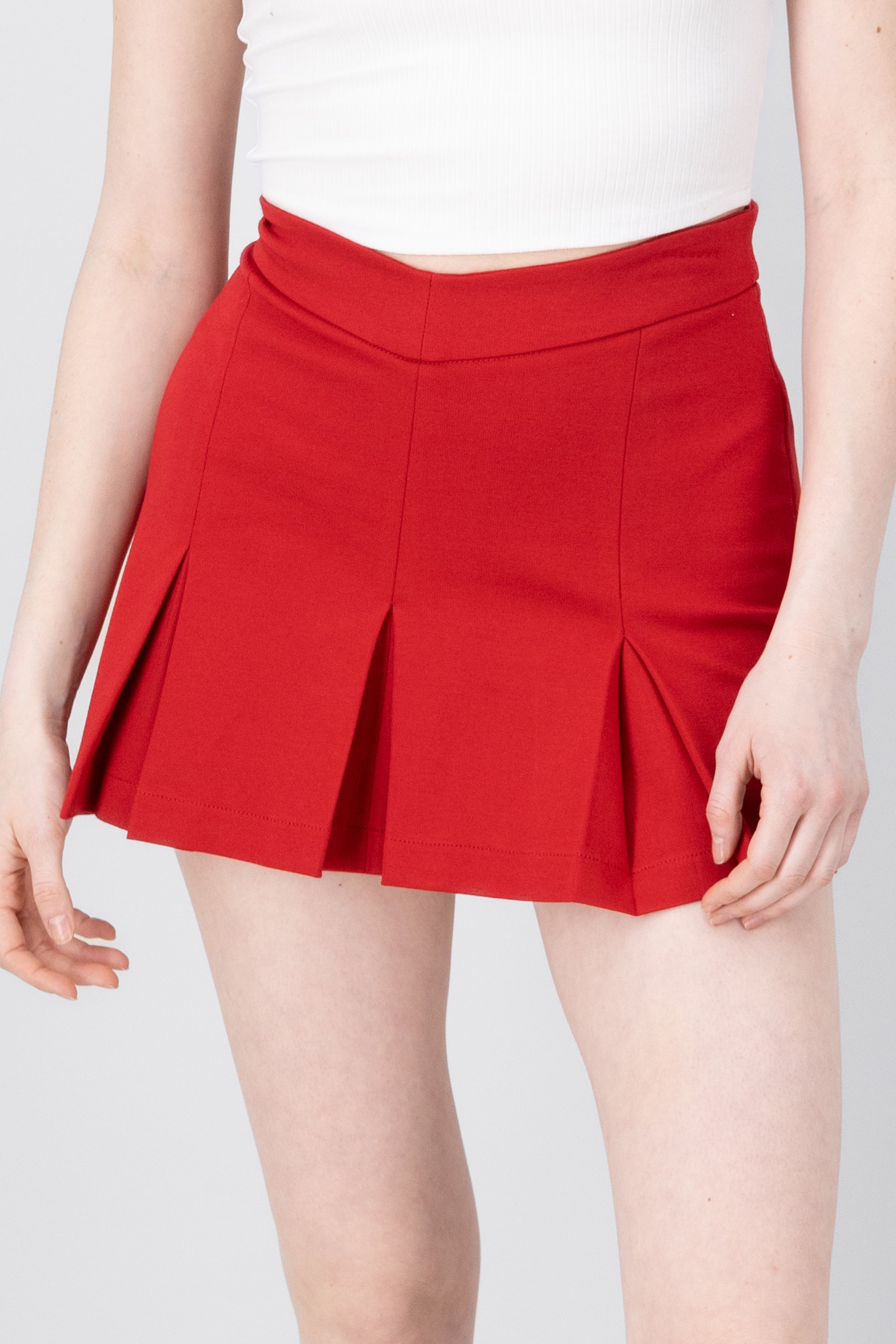 Smooth tablet skirt RED