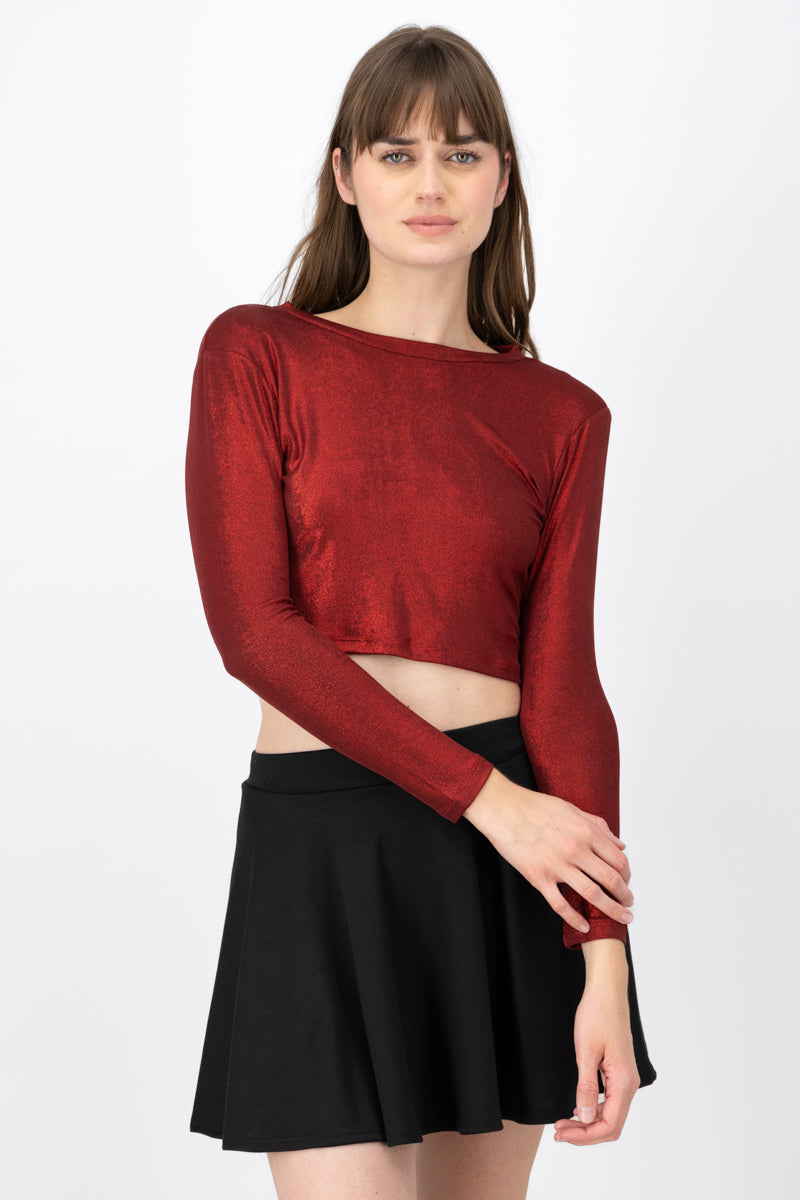 Long sleeve top RED