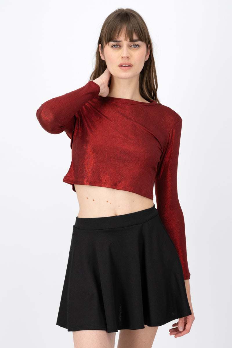 Long sleeve top RED