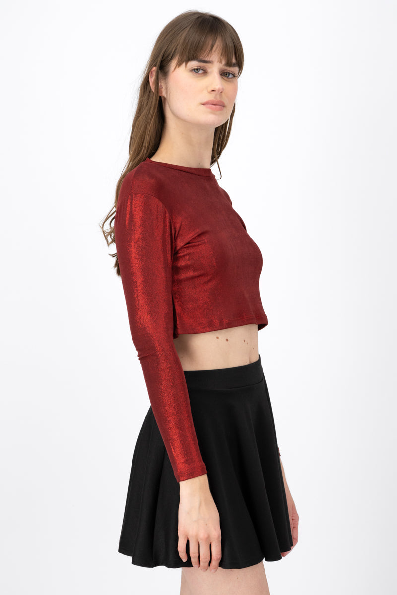 Long sleeve top RED