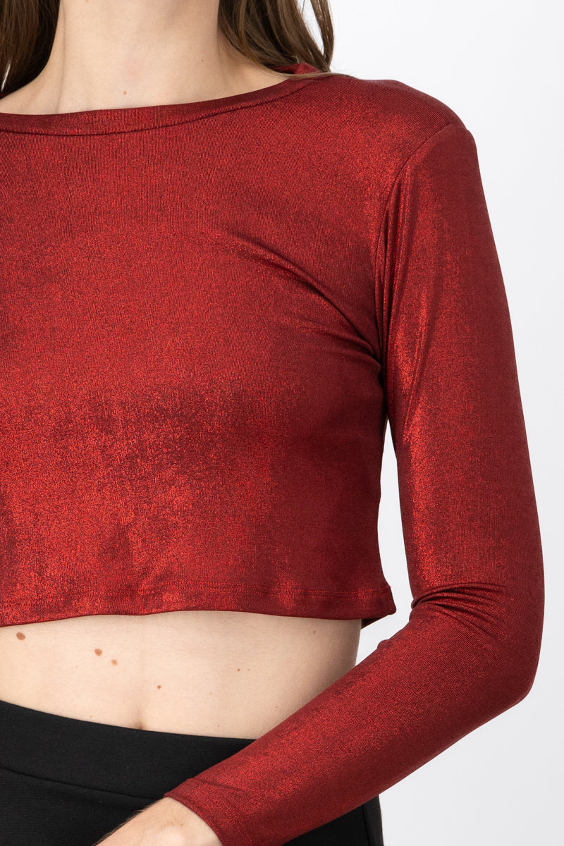 Long sleeve top RED