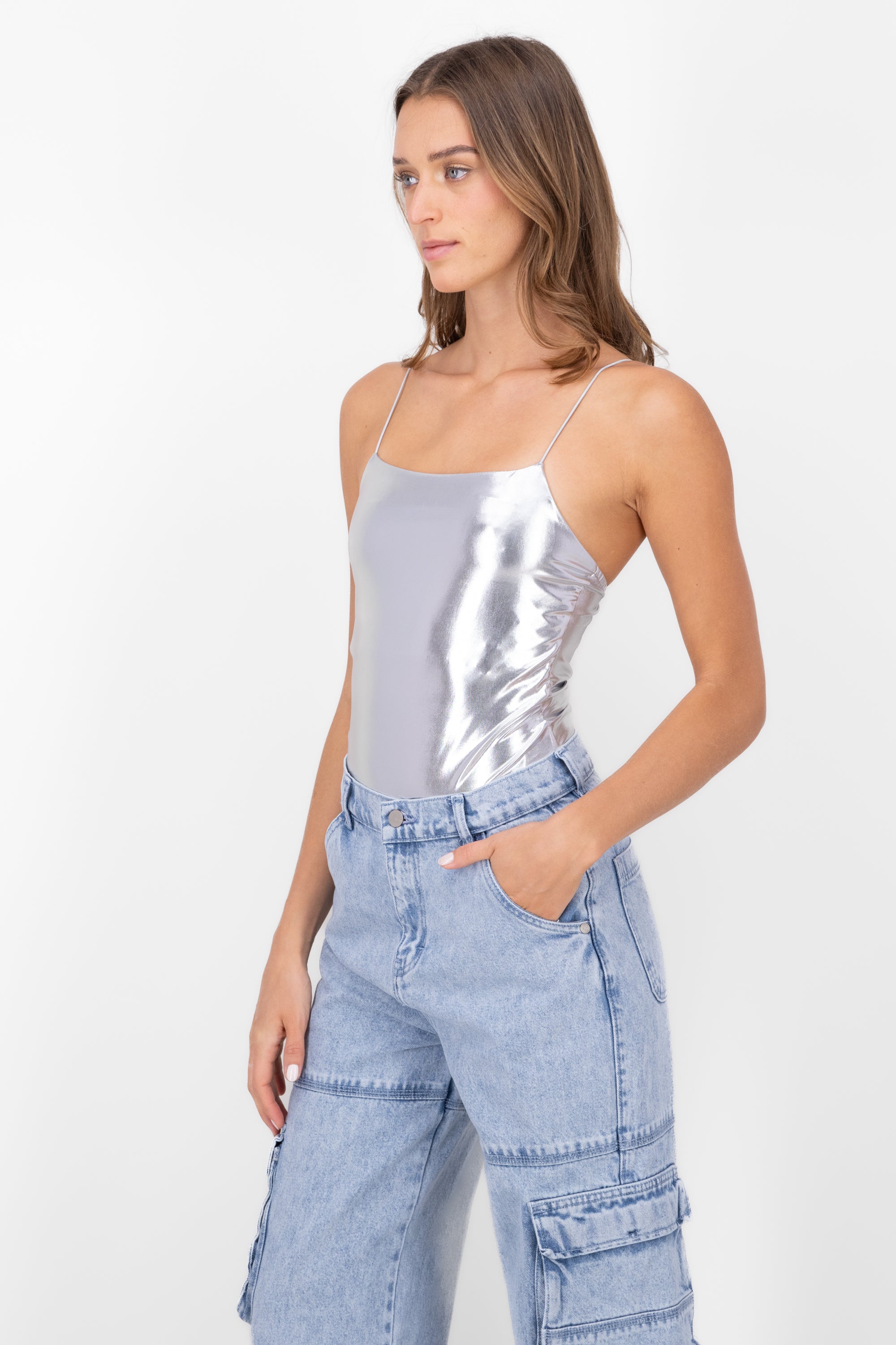 Bodysuit braces SILVER