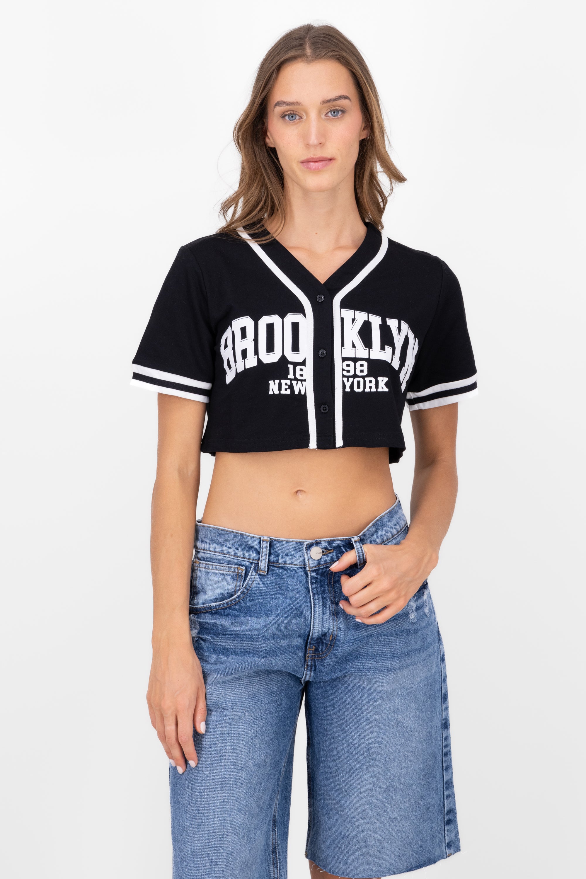 Baseball Brooklyn Type Black Combo