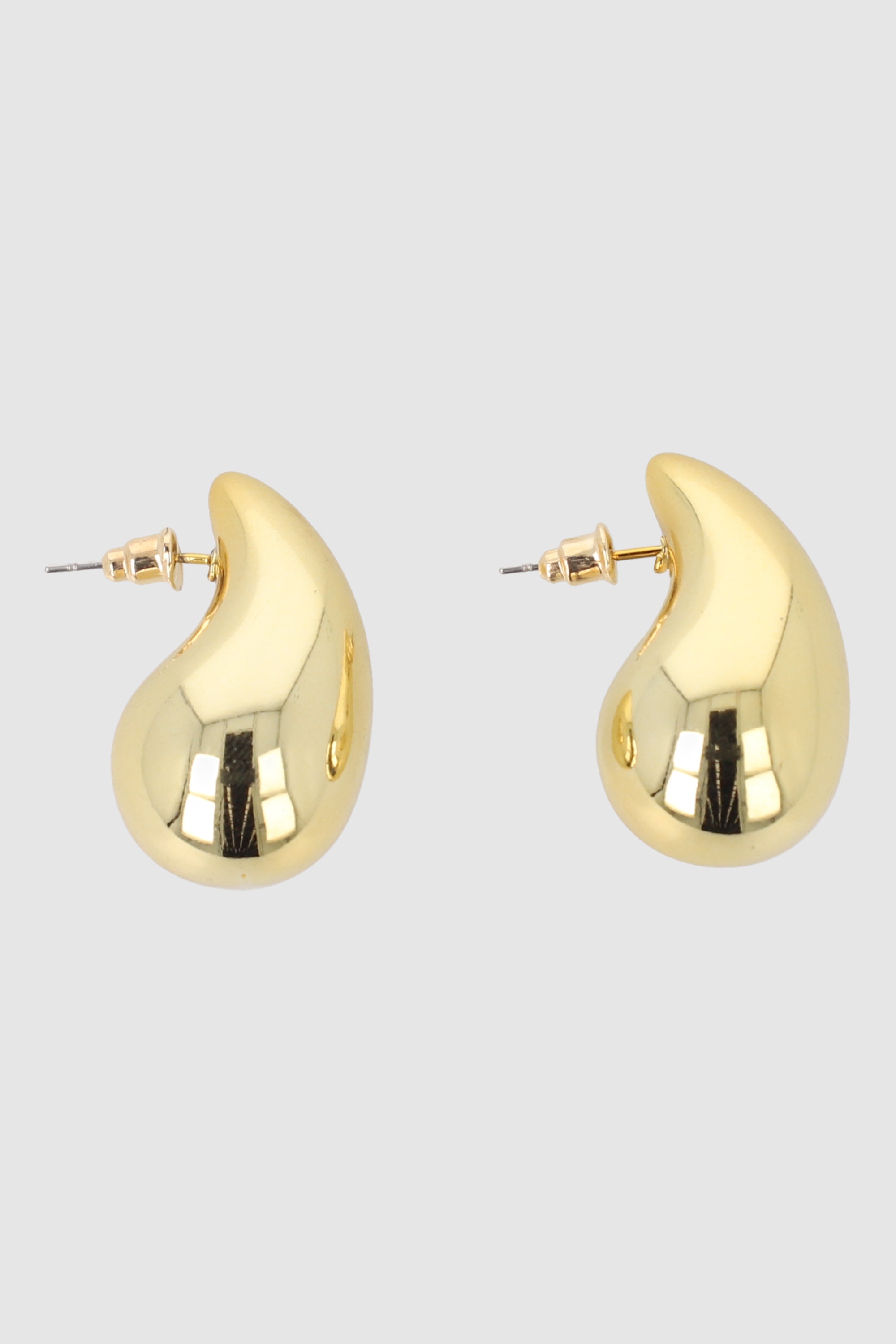 Aretes Gota Metalizada ORO