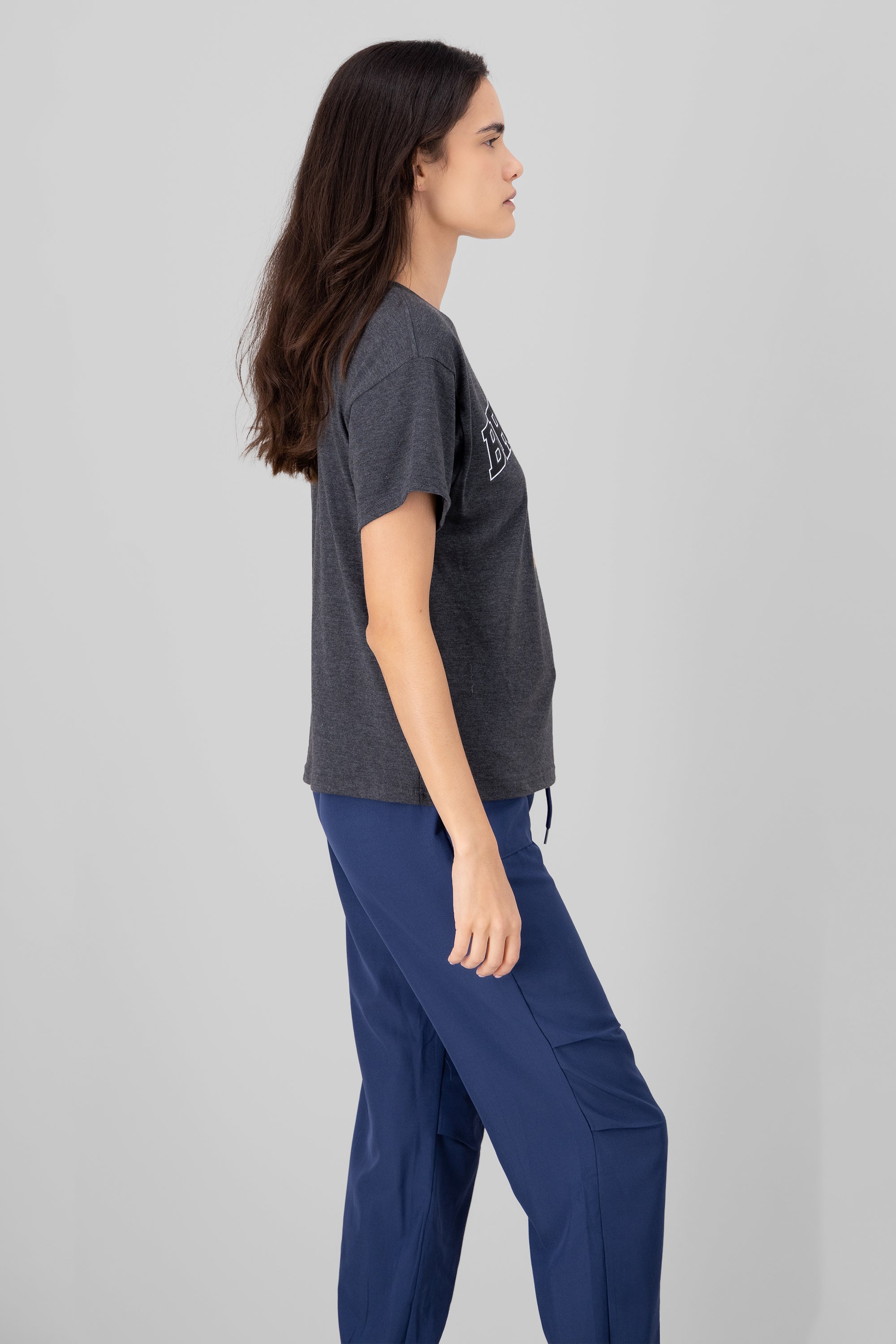 Short manga shirt Brooklyn Dark gray