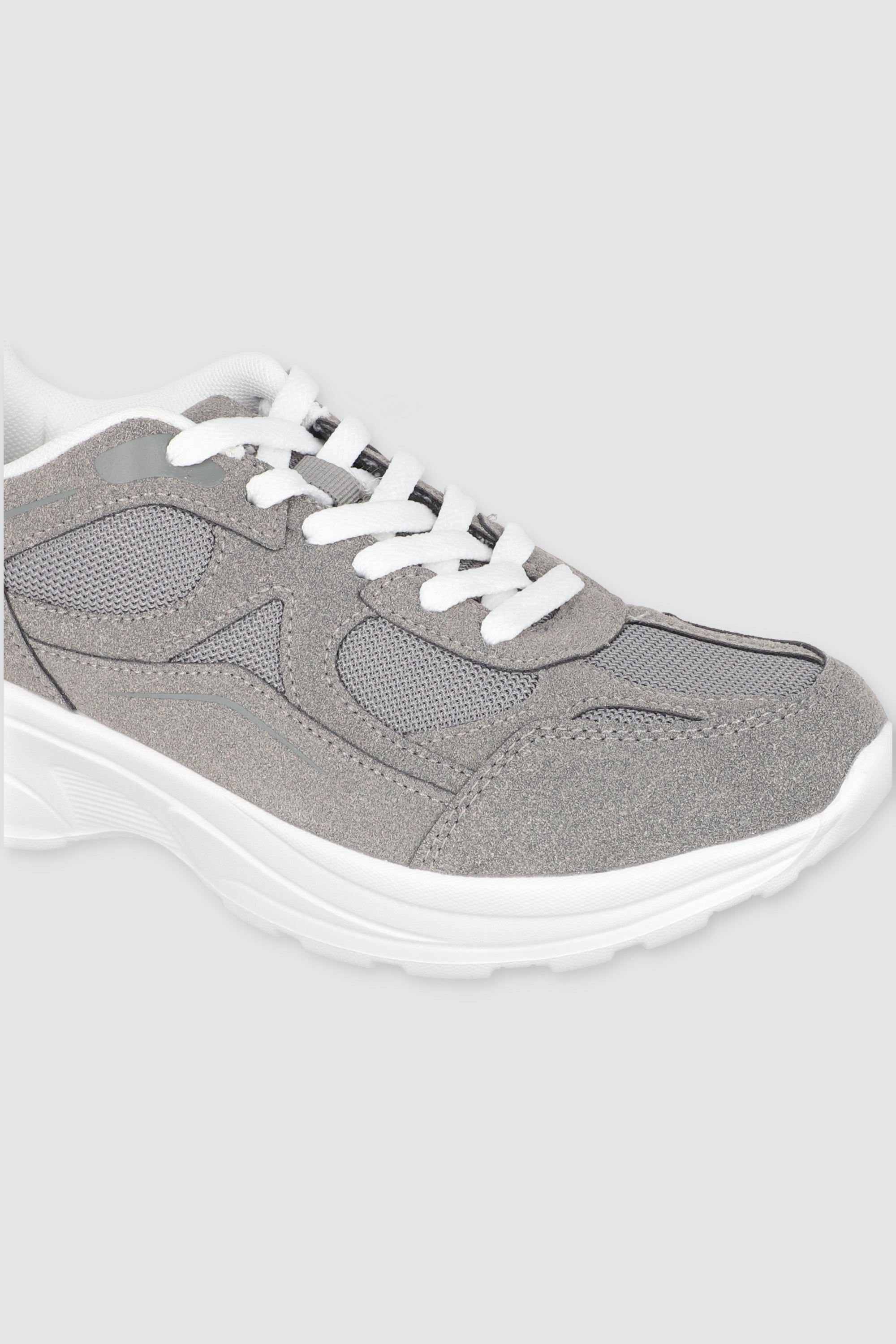 Tenis runner cortes mesh GRIS