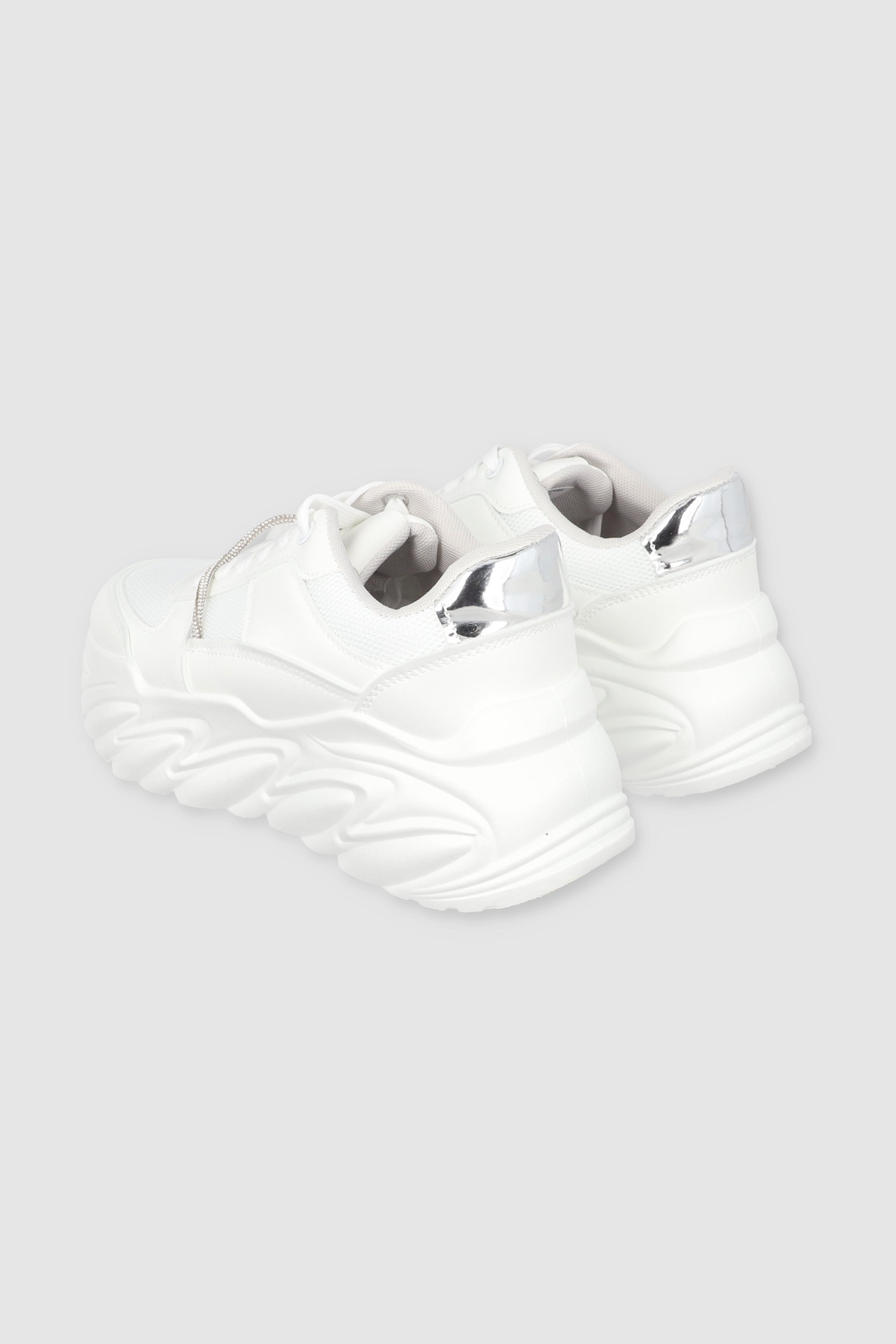 Chunky Tennis Tira Brillos WHITE