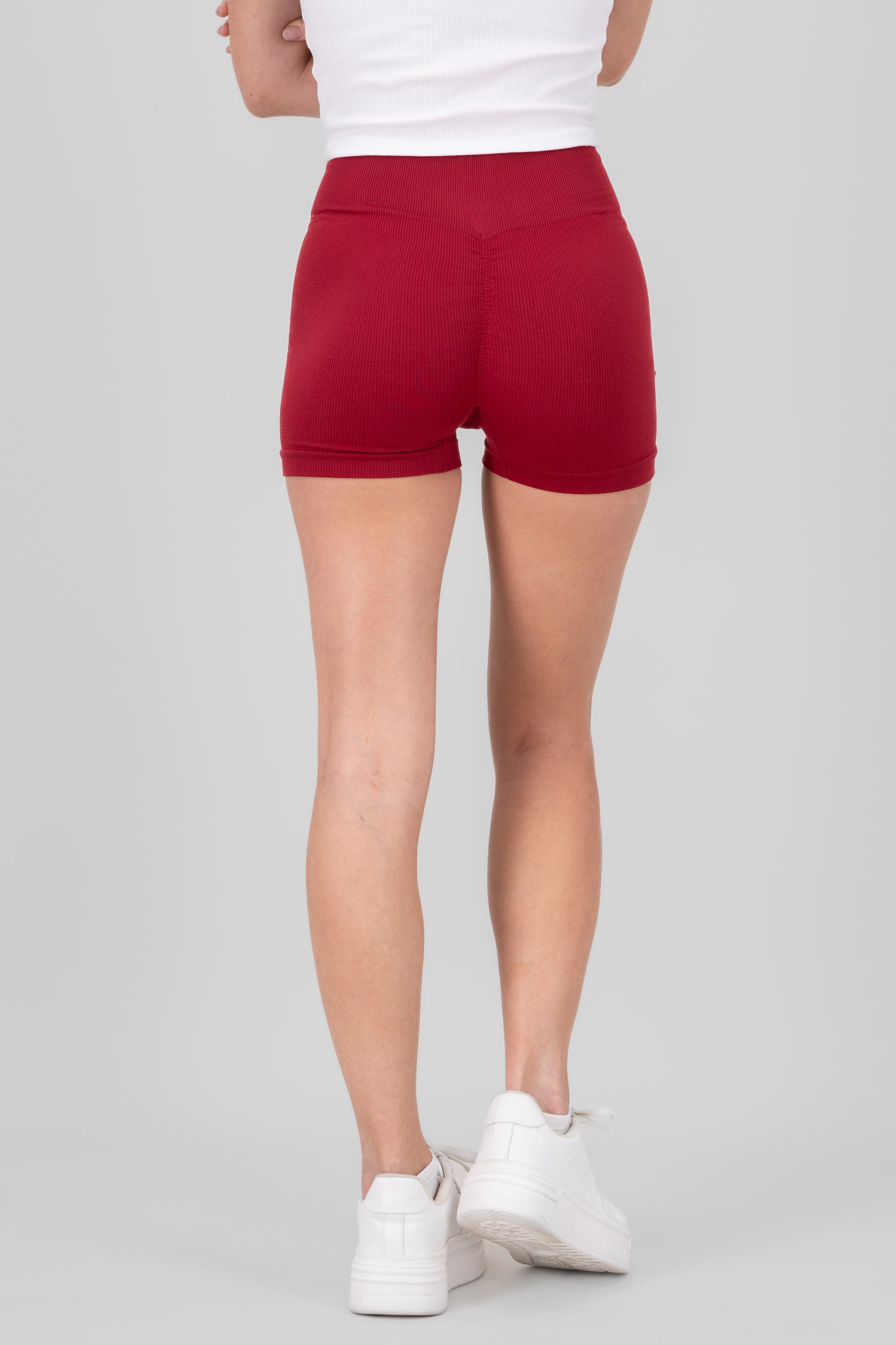 Biker Seamless Rib ROJO CEREZA