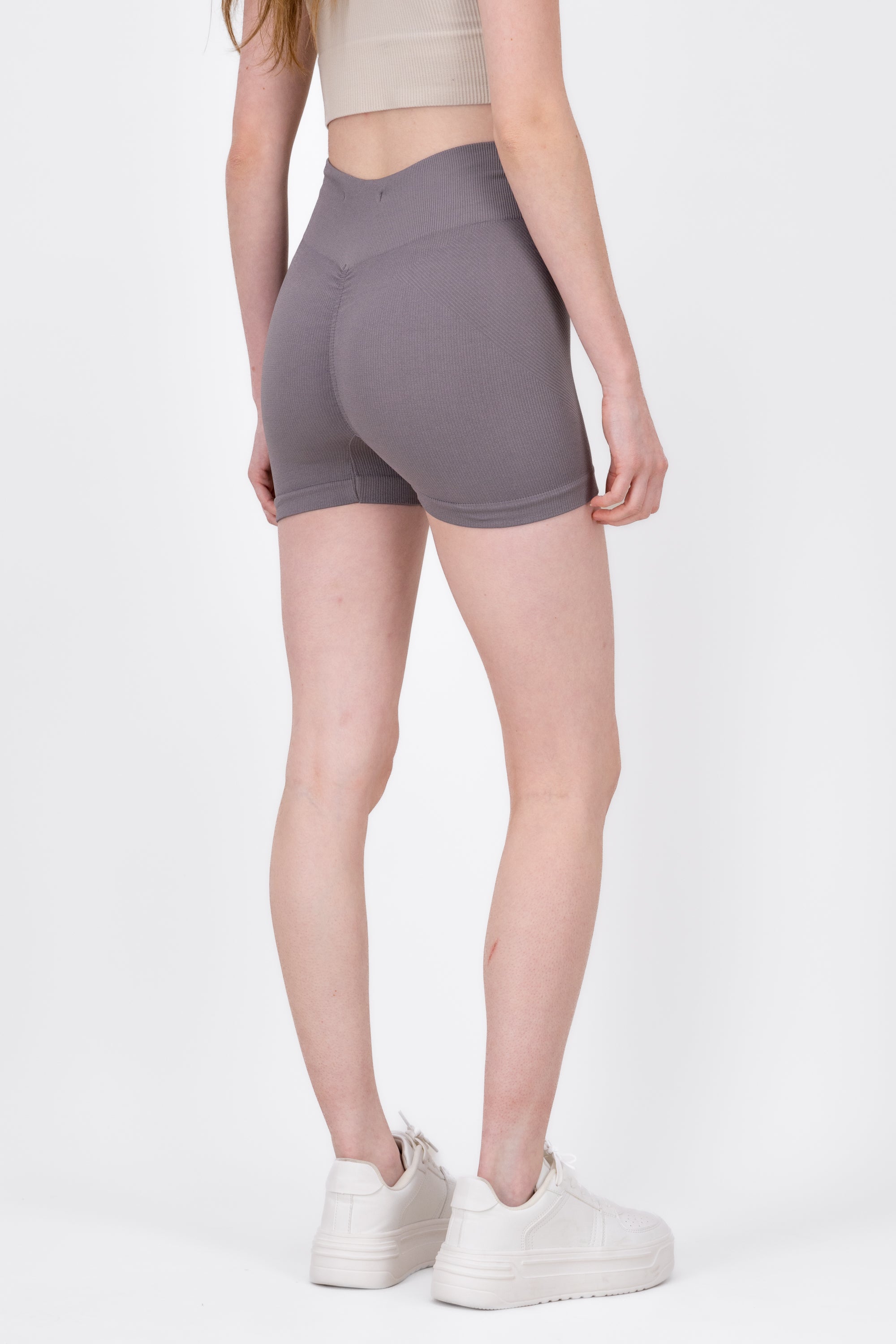 Biker Seamless Rib GRIS OBSCURO