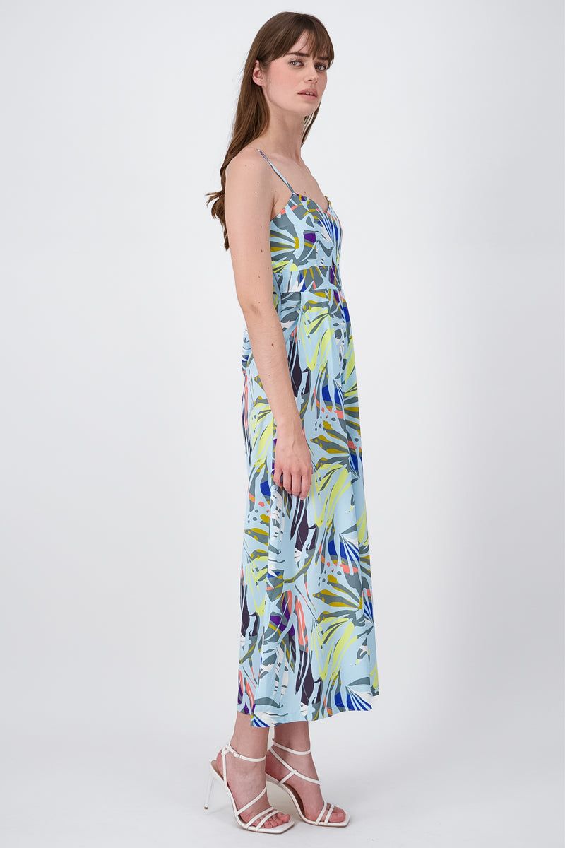 Jumpsuit Estampado Tropical AZUL