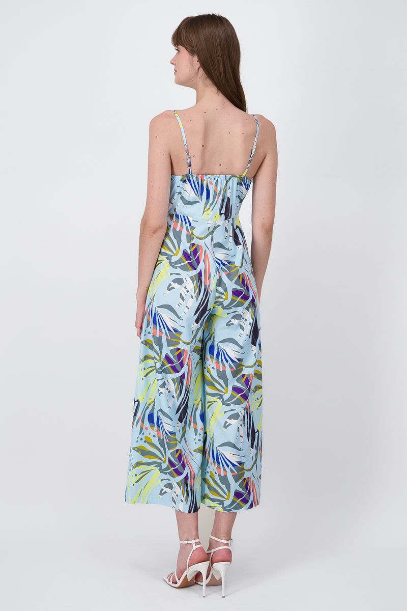 Jumpsuit Estampado Tropical AZUL