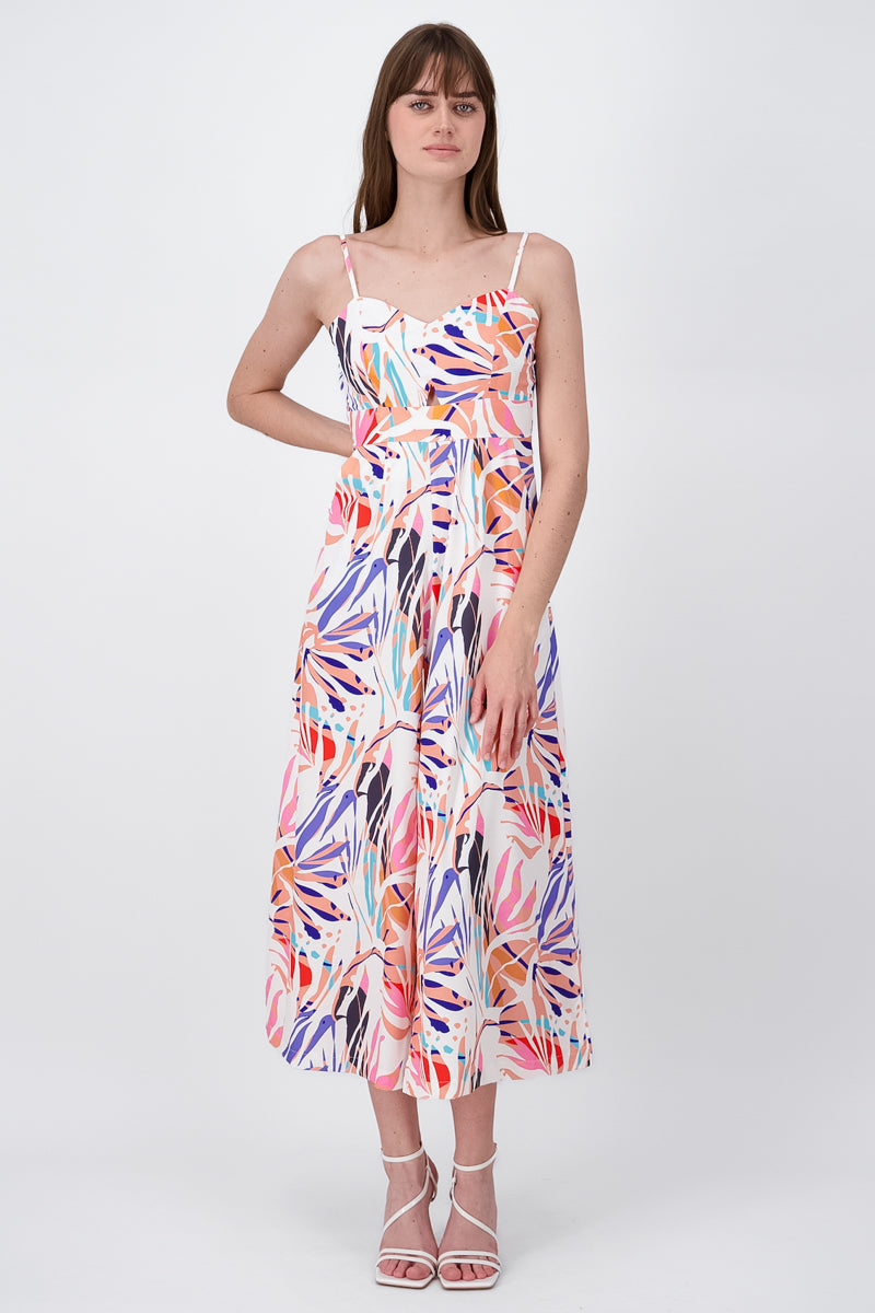 Jumpsuit Estampado Tropical BLANCO