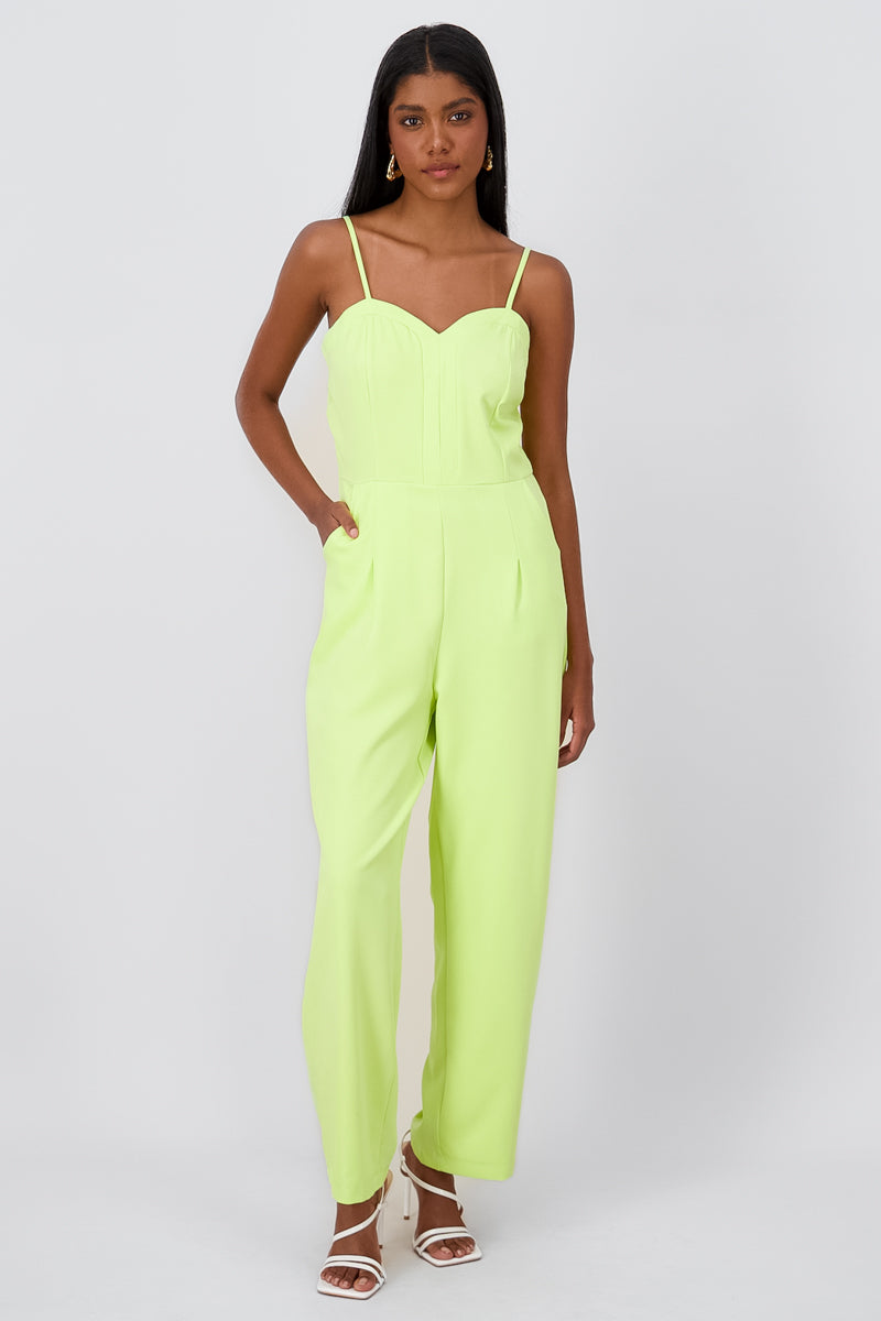 Jumpsuit Largo Tirantes AMARILLO