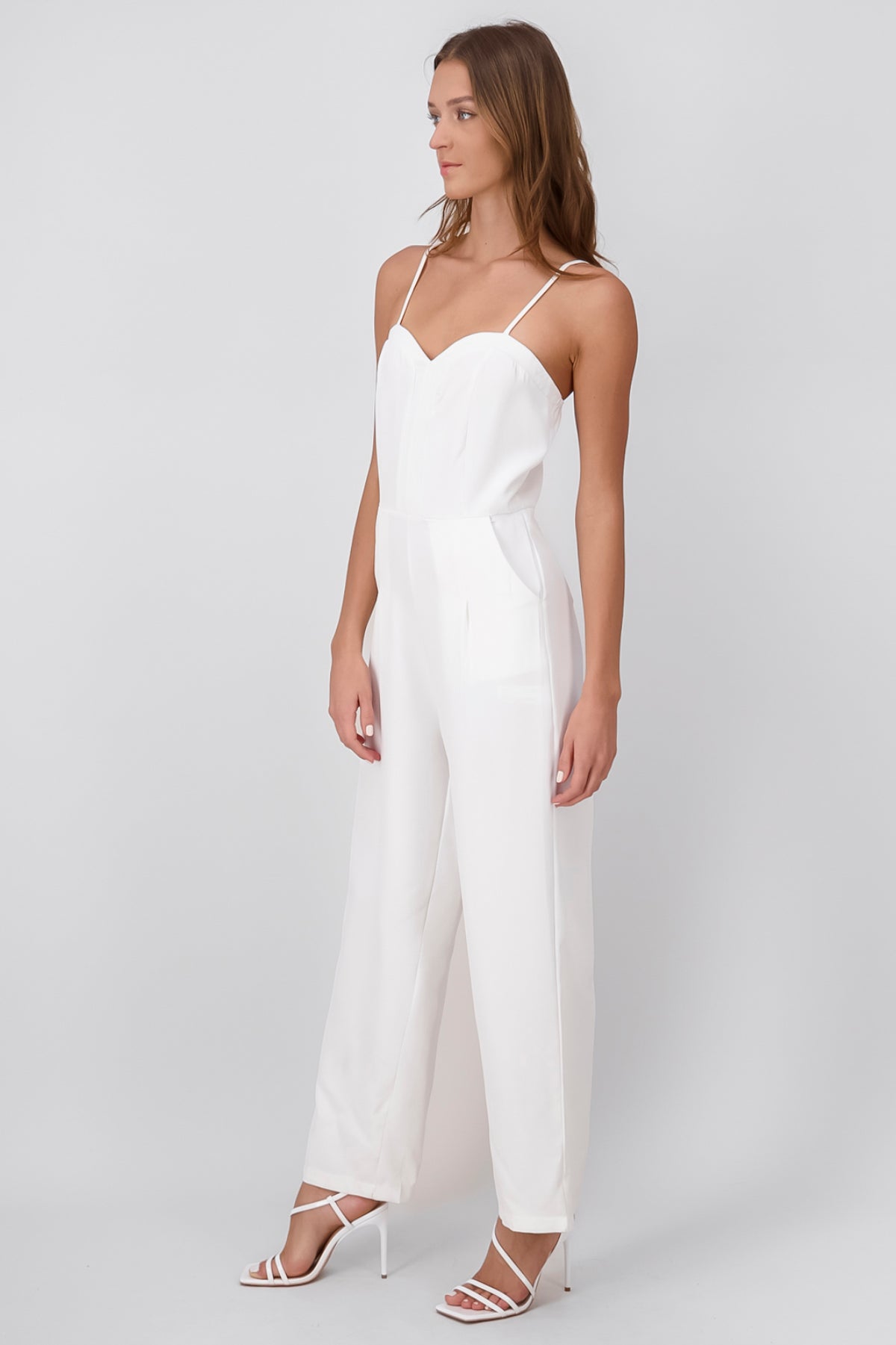 Jumpsuit Largo Tirantes BLANCO