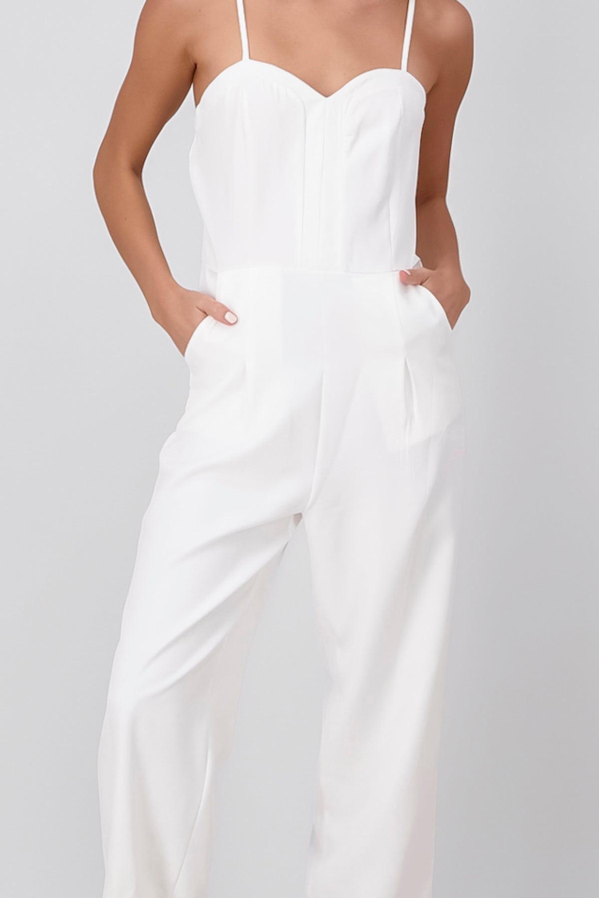 Jumpsuit Largo Tirantes BLANCO