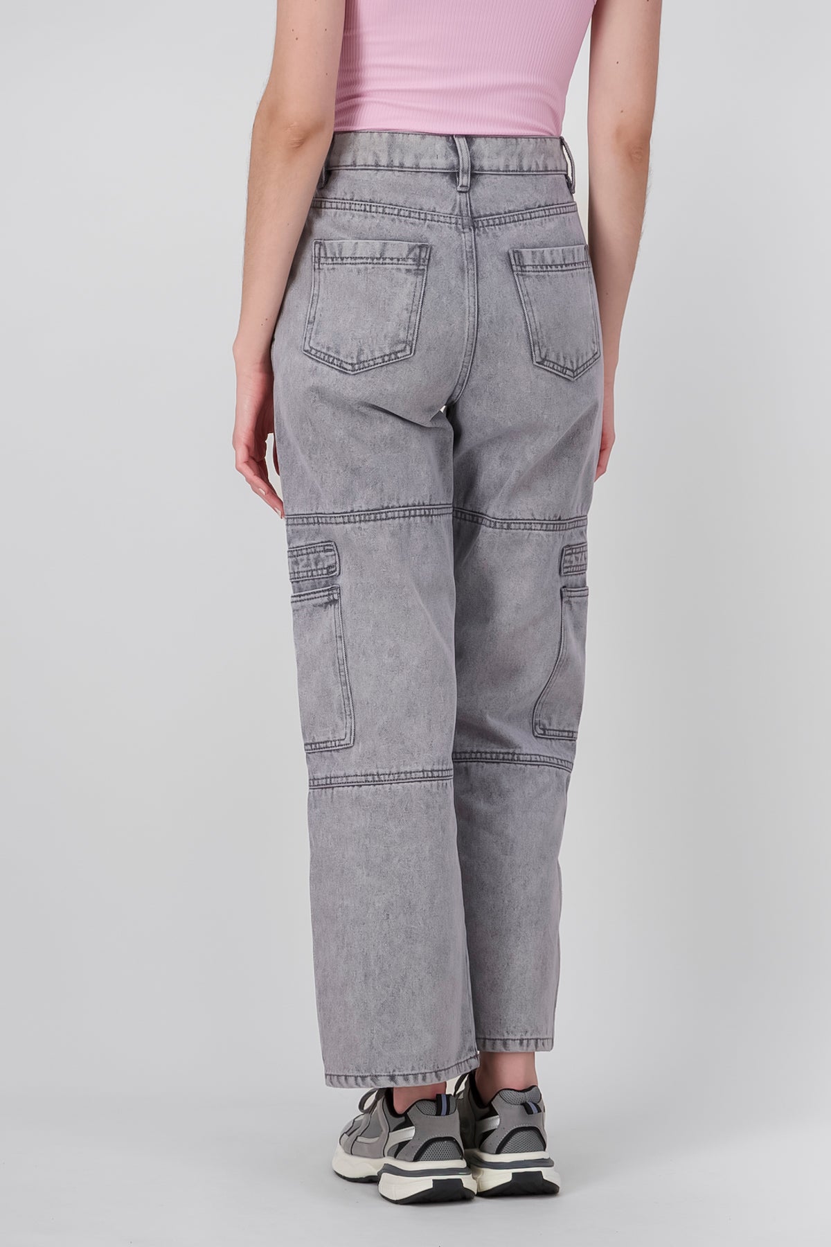 Straight position jeans Dark gray