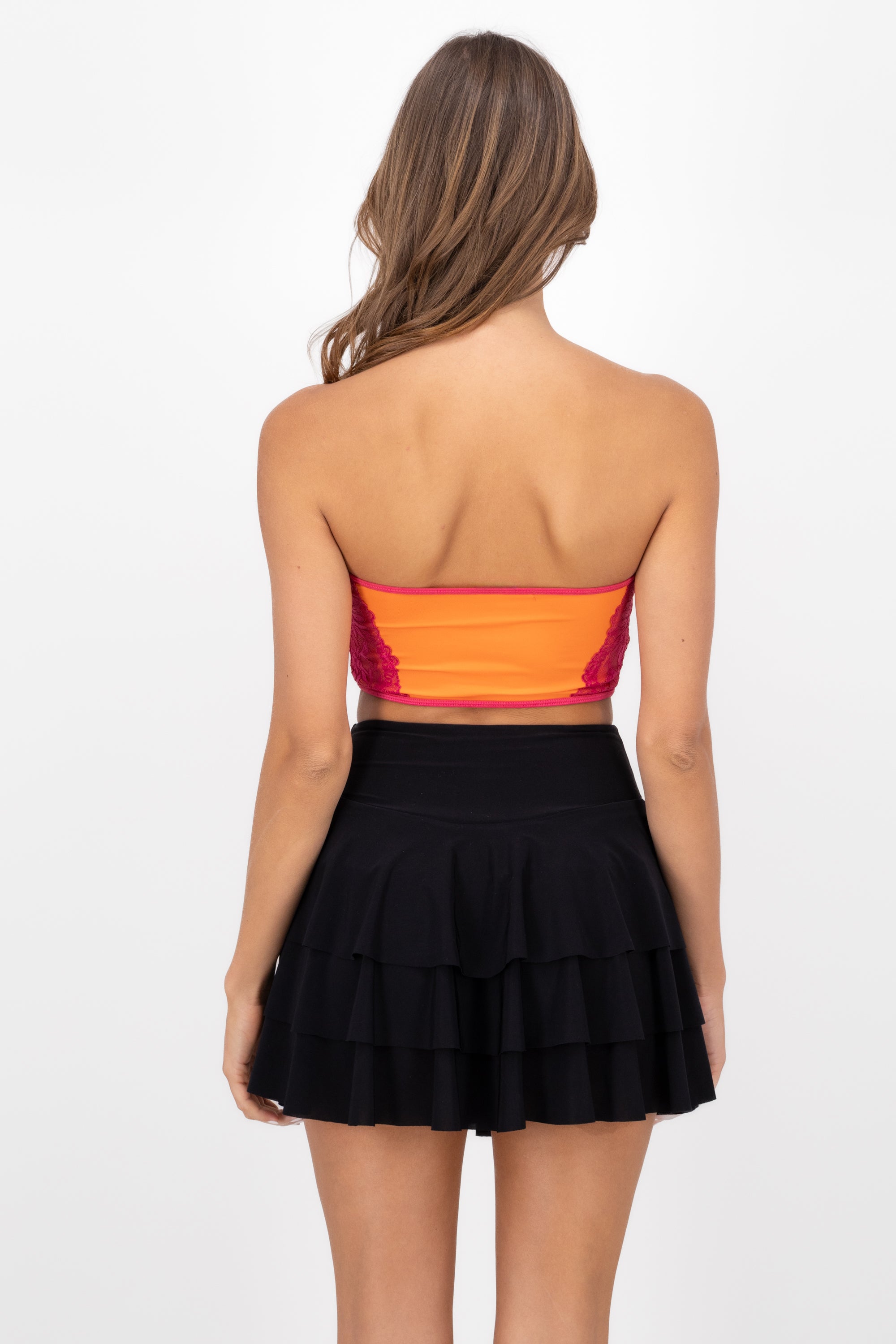 Corset with lace Combo orange