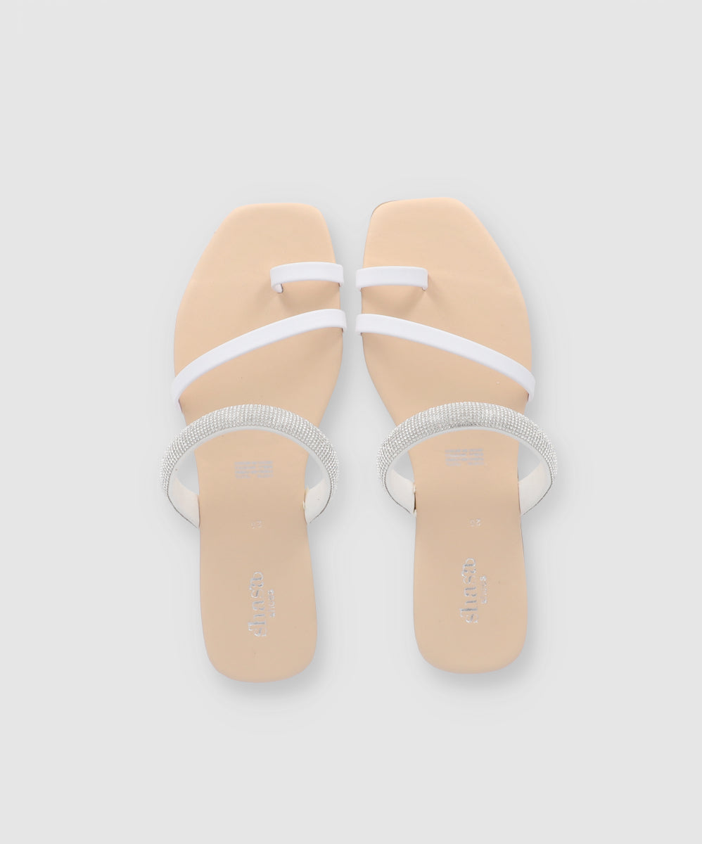 Sandal Pala finger shine WHITE