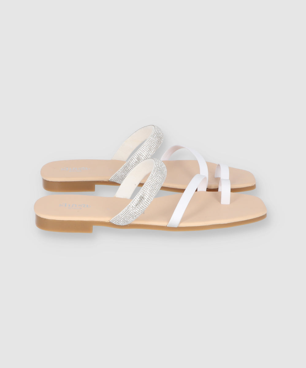 Sandal Pala finger shine WHITE