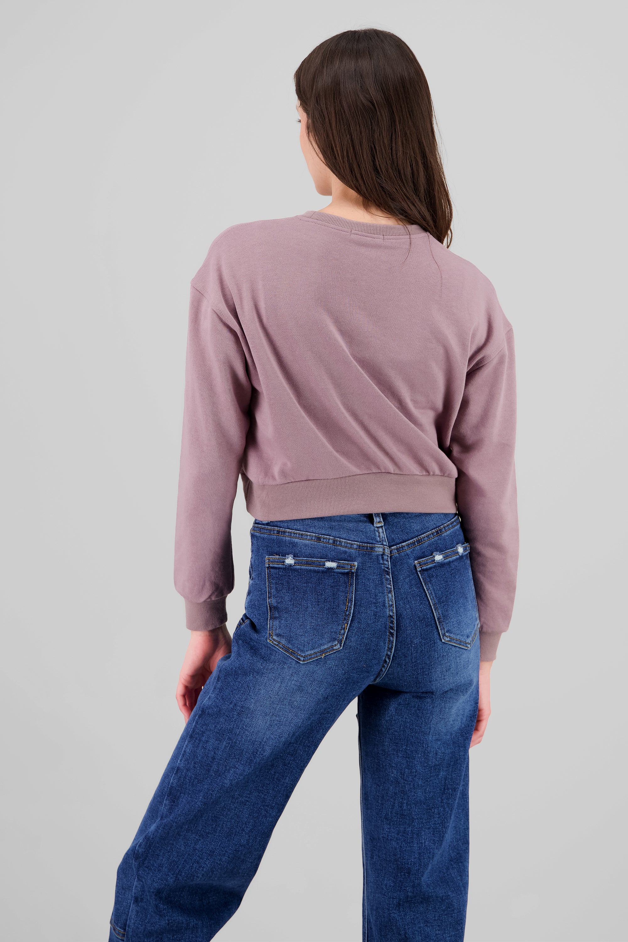 Sudadera cropped los angeles MALVA