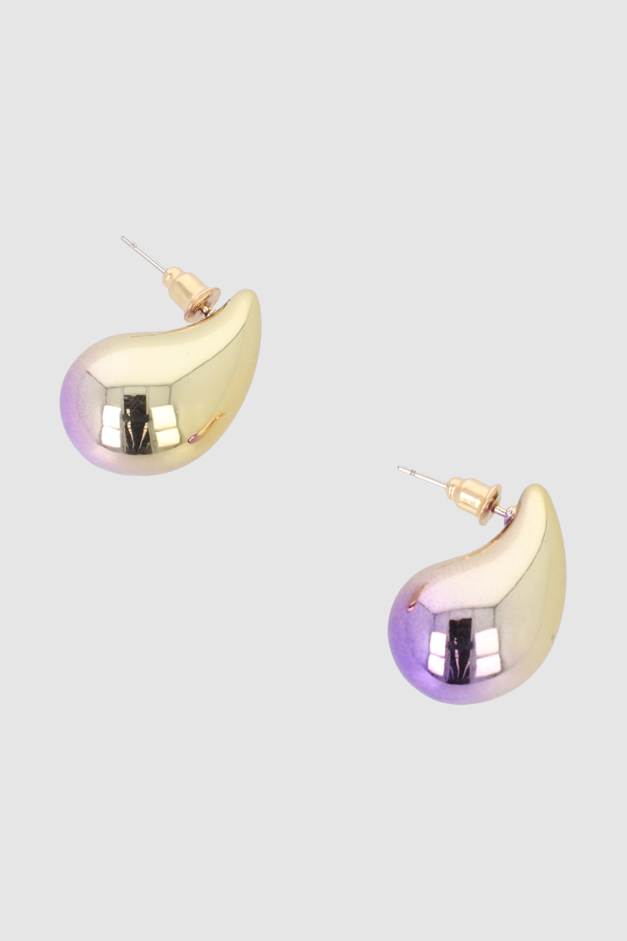 Aretes Gota Ombre MORADO