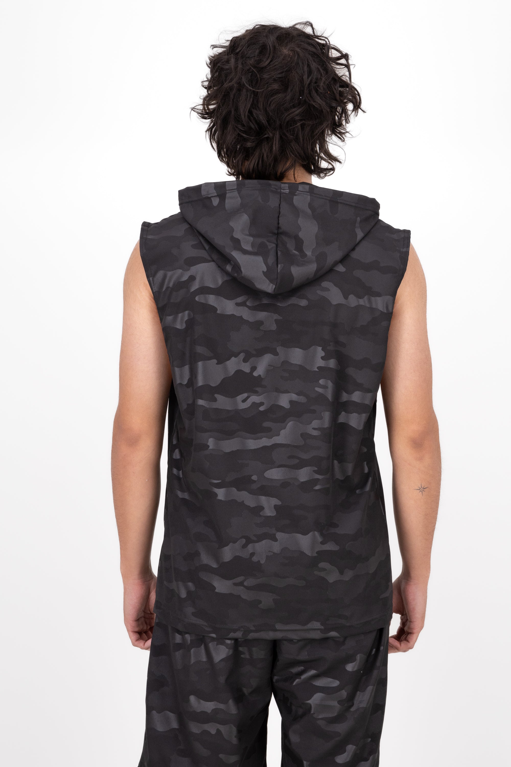 Sudadera Chaleco Sport Camuflaje NEGRO COMBO