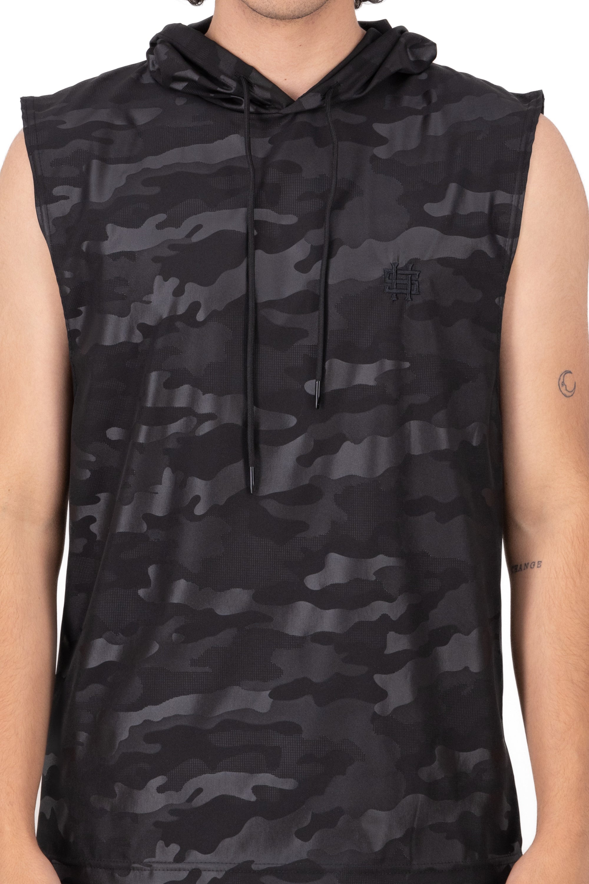 Sudadera Chaleco Sport Camuflaje NEGRO COMBO