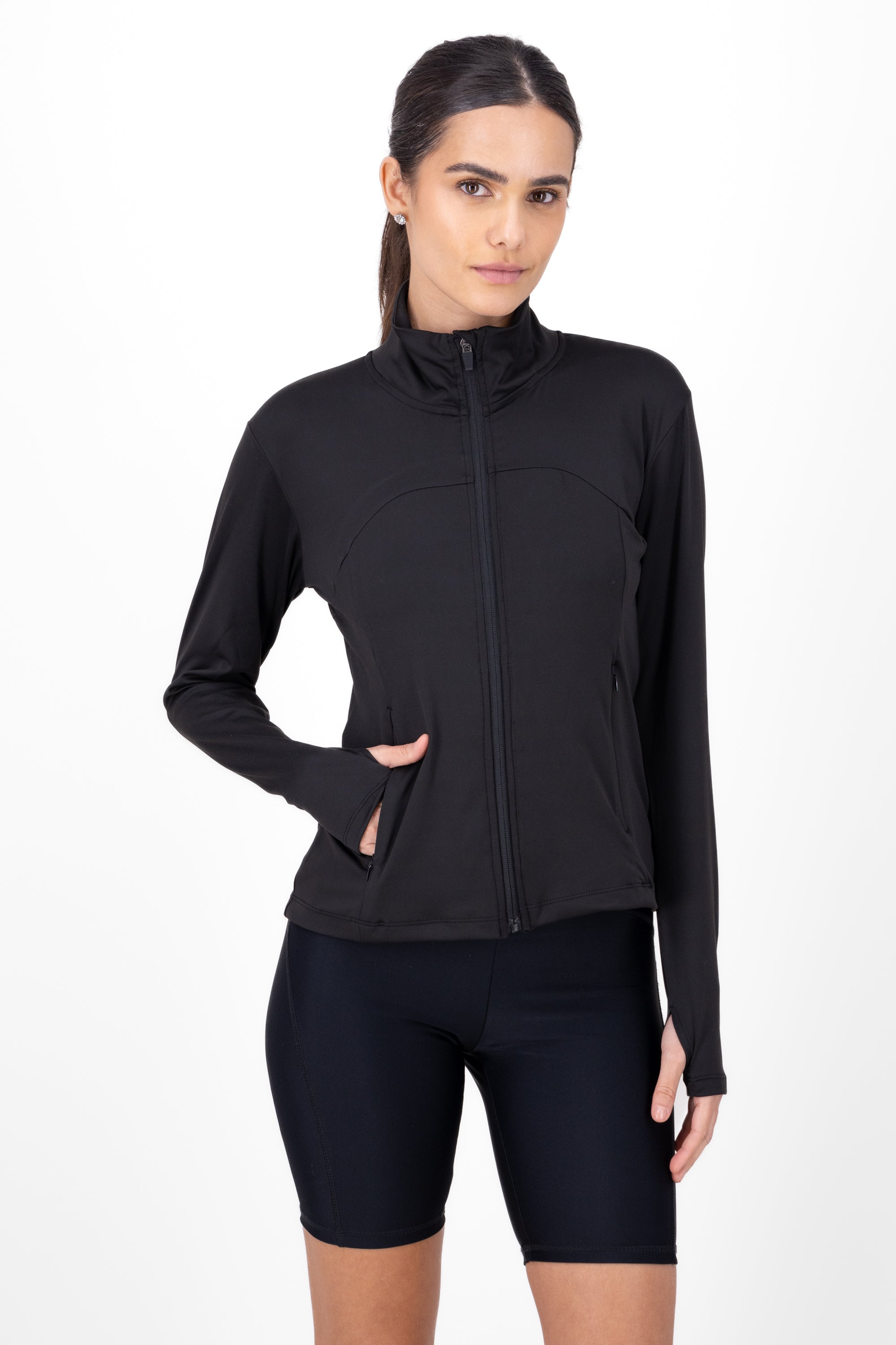 Light sports sweatshirt BLACK