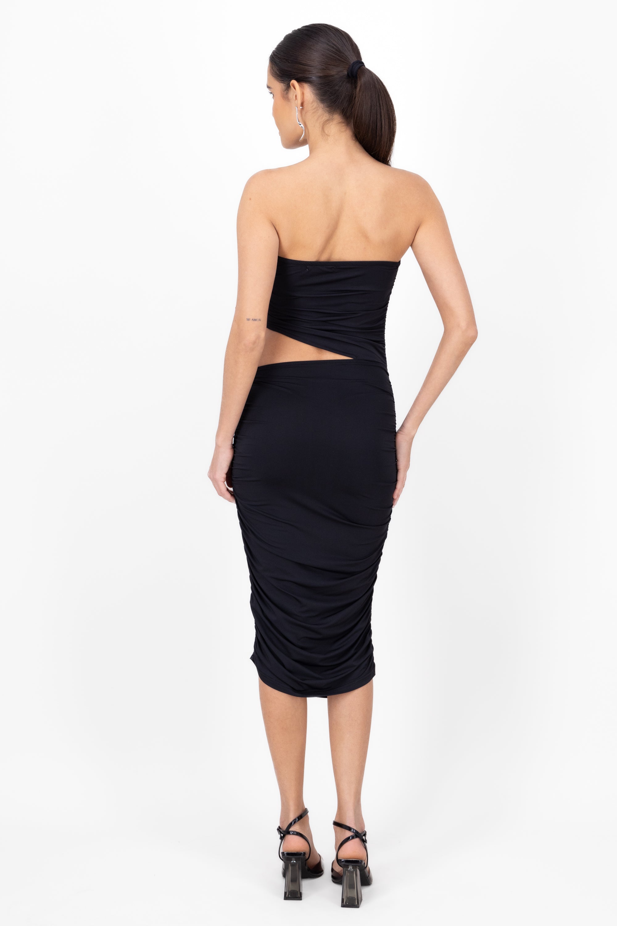 Waring with waist cut BLACK