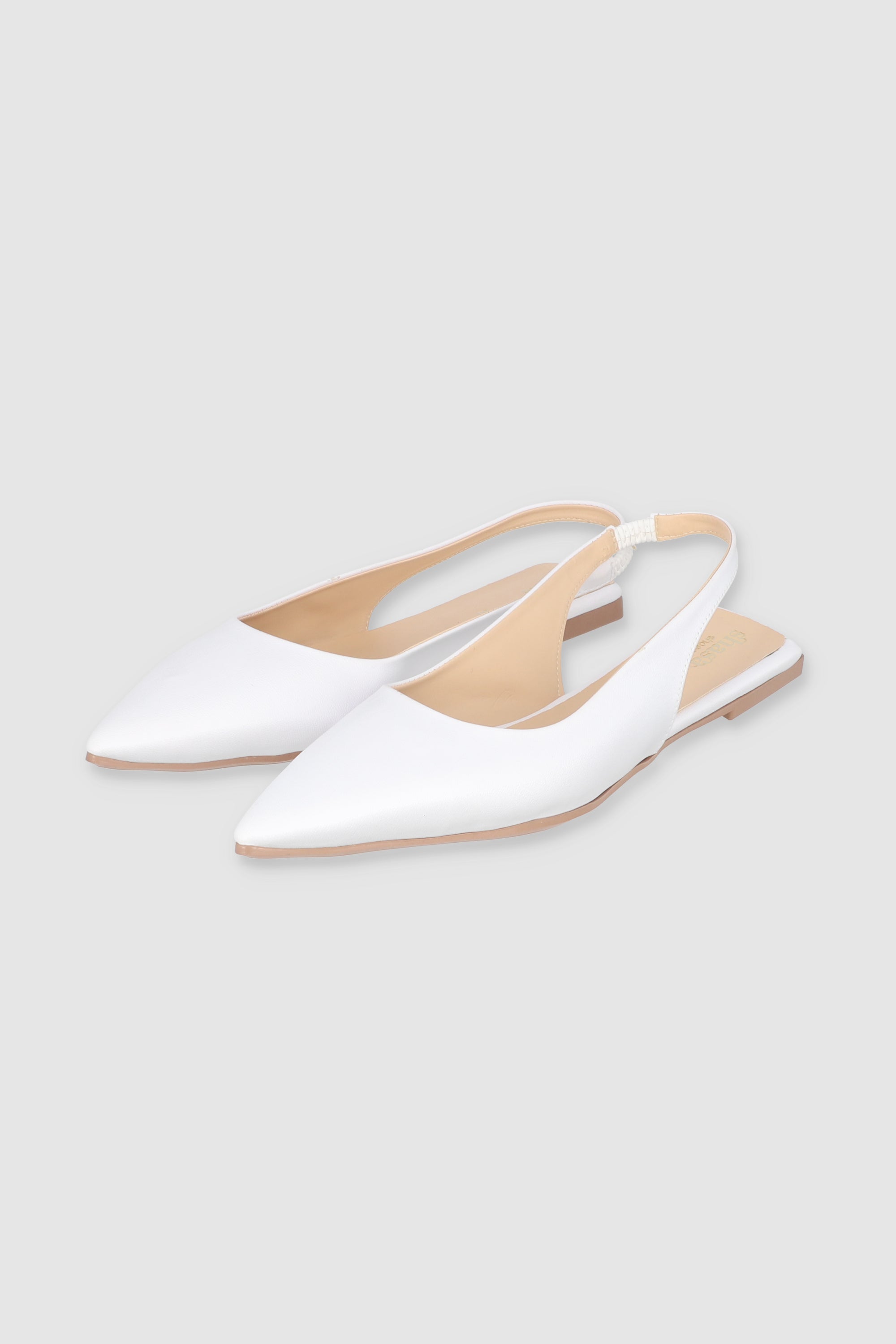 Flat Sencilla Pointy BLANCO