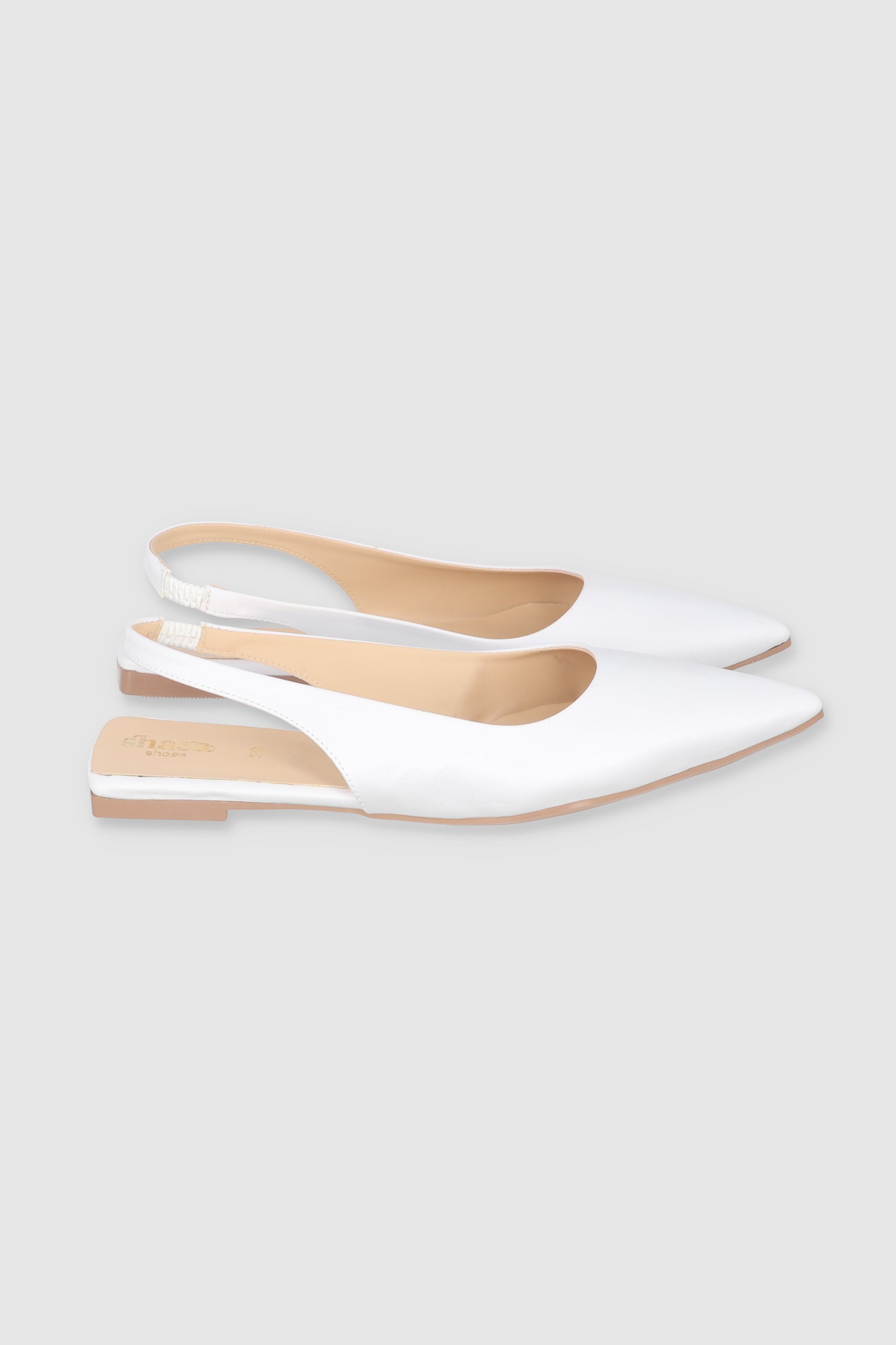 Flat Sencilla Pointy BLANCO