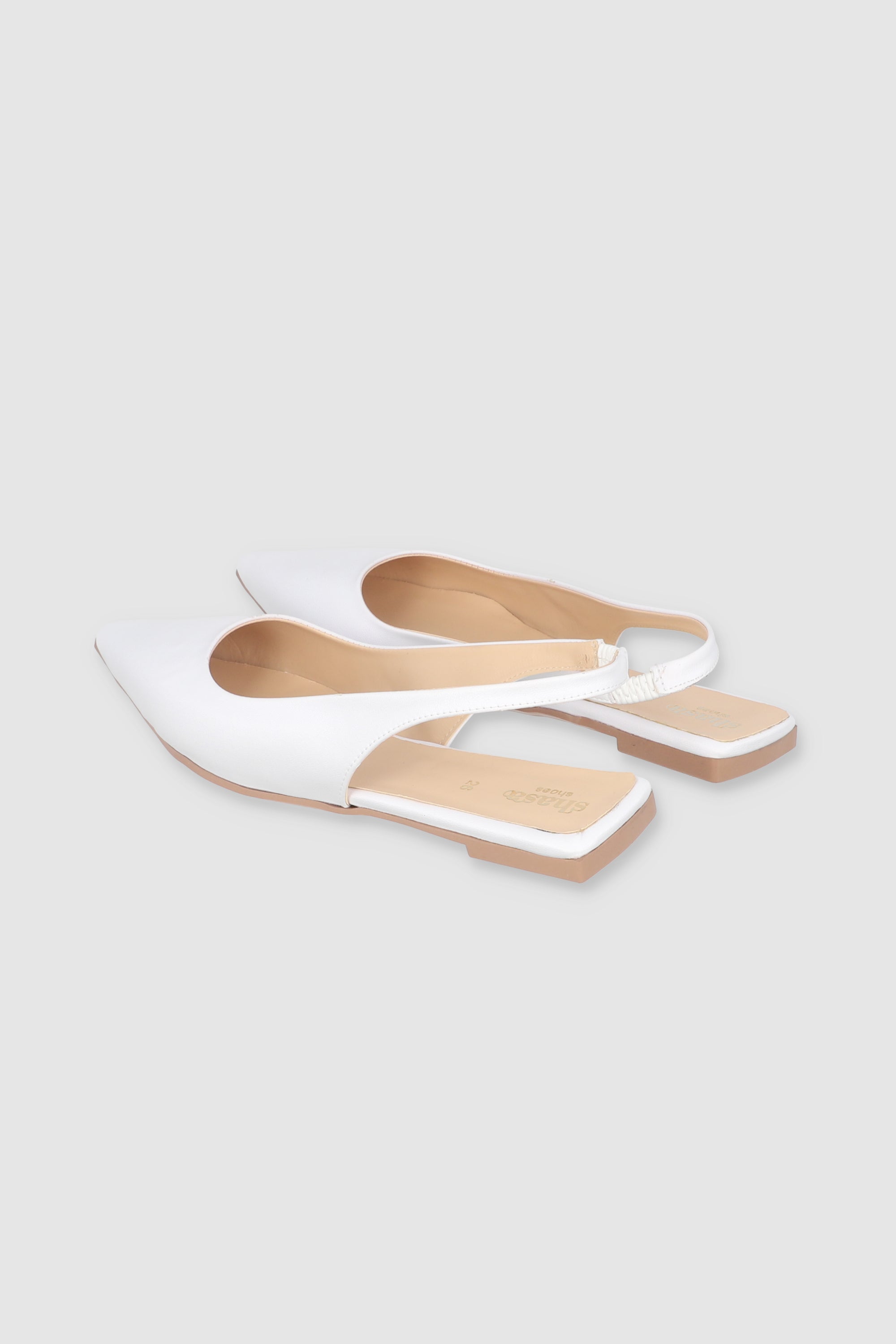 Flat Sencilla Pointy BLANCO