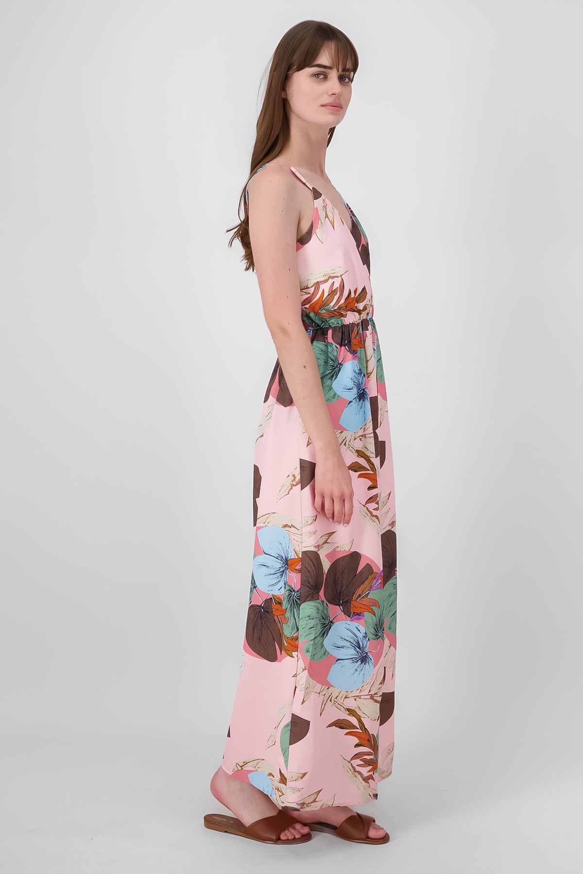 Tropical printing detail neckline Rosa Combo