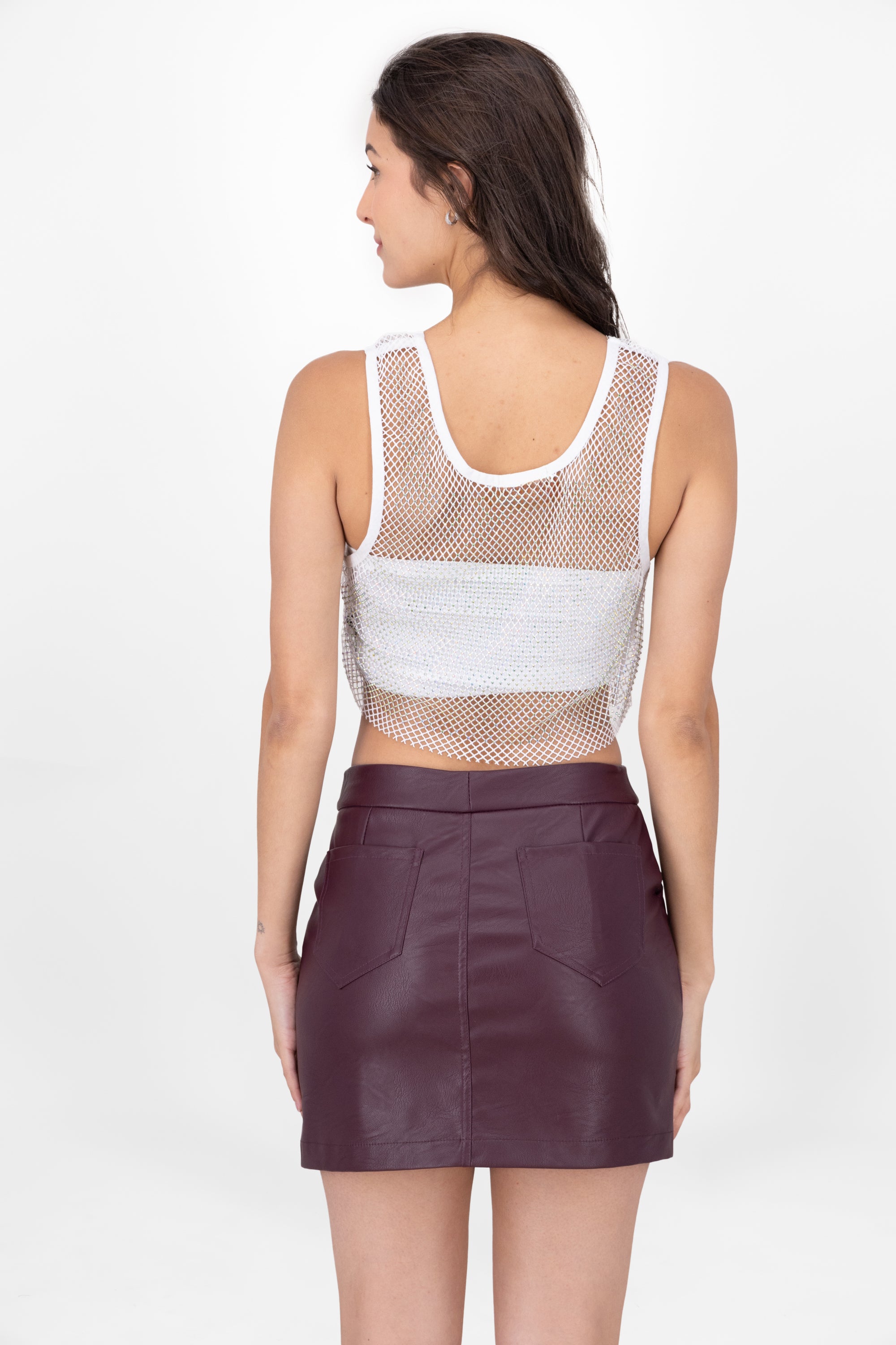 Top Red Briles Cuello V Hypsters WHITE