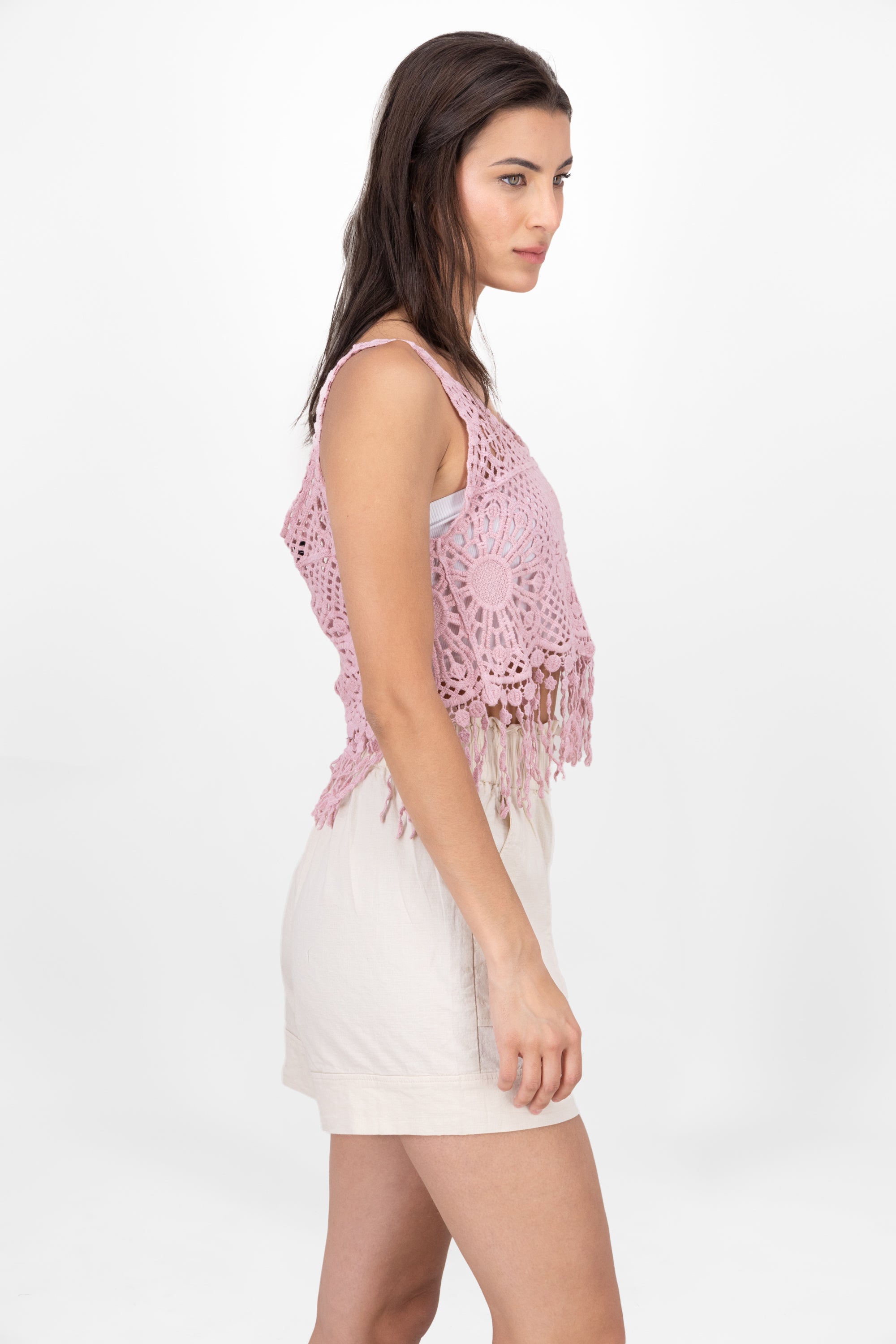 Top Encaje Boho Hypsters ROSA