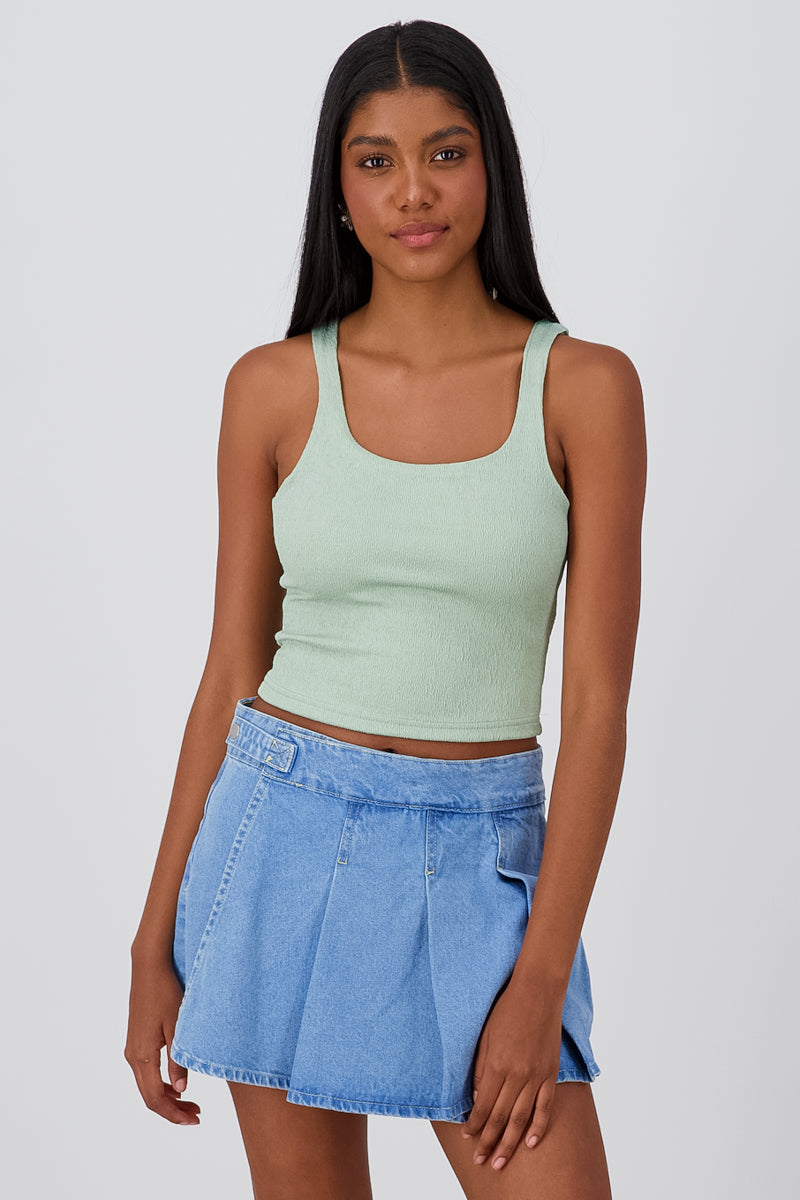 Top Tirantes textura MENTA