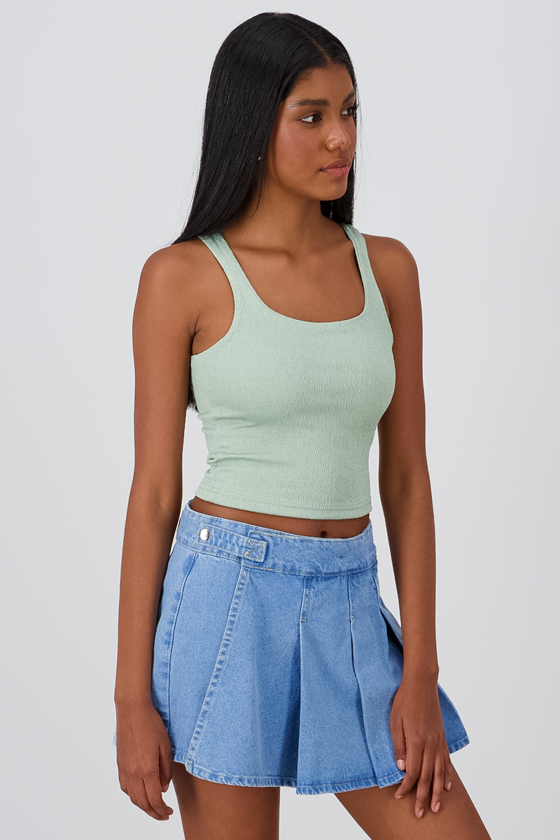 Top Tirantes textura MENTA
