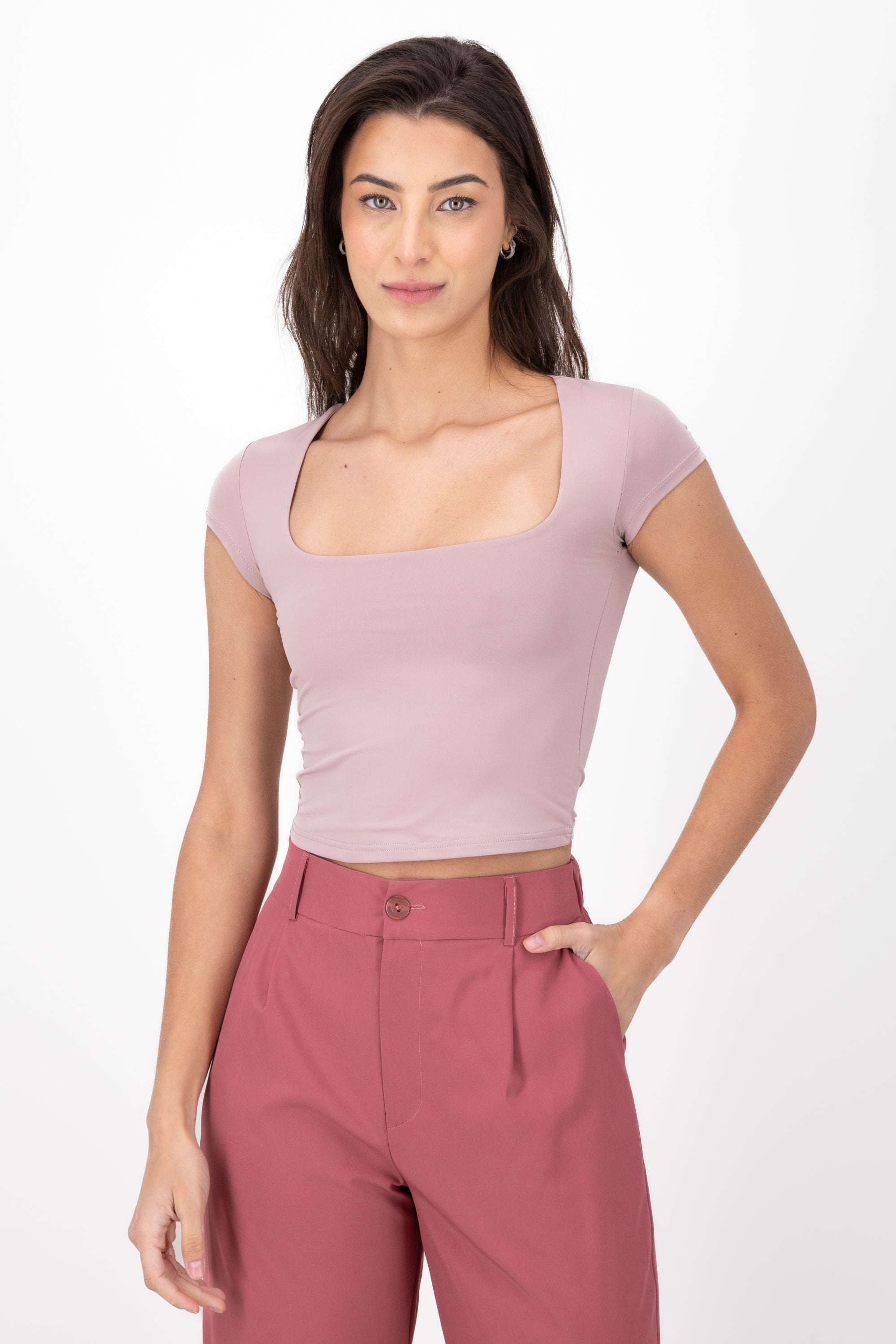 Top Escote Cuadrado Seamless MALVA