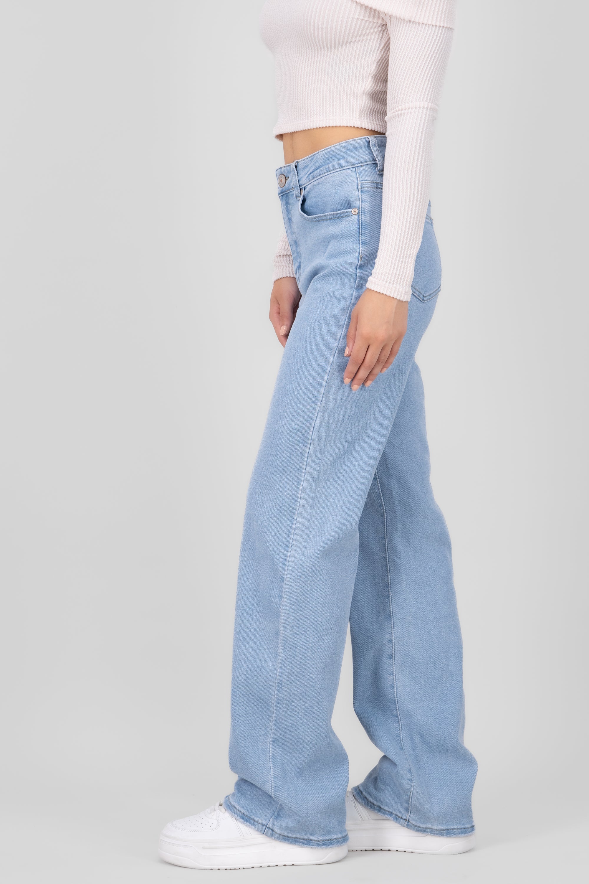 JEANS WIDE leg Light Wash